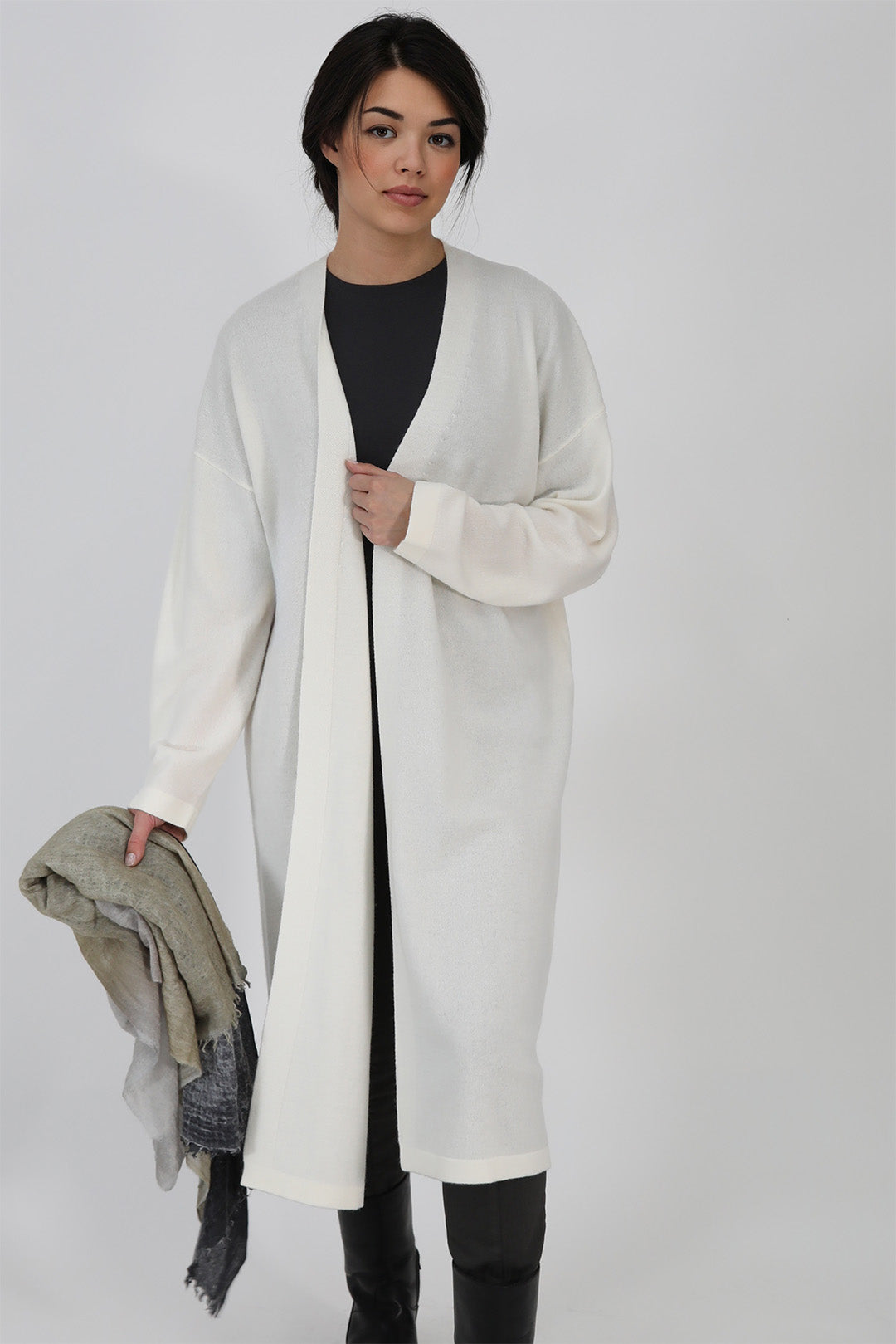 LYON LONG CARDIGAN IN CASHMERE