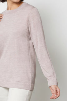 NICO LONG SLEEVE CREW & SCARF IN FINE MERINO