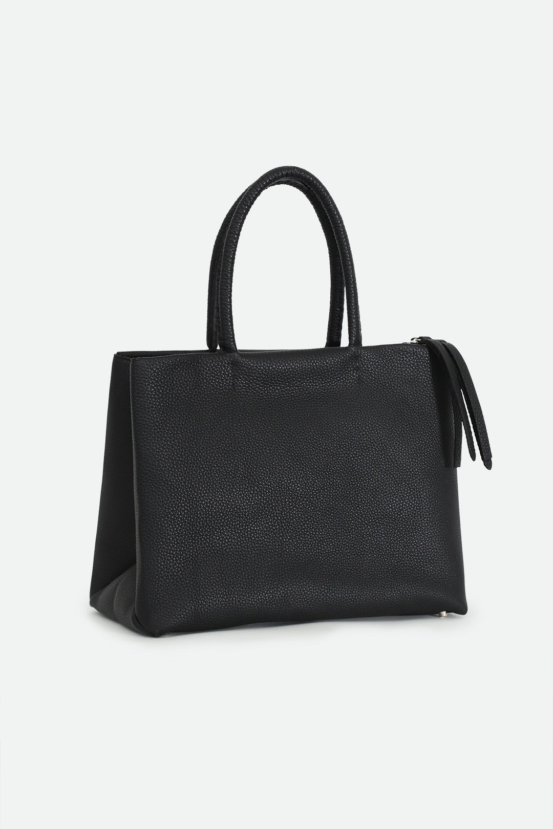 MARCEL HANDBAG IN ITALIAN LEATHER BLACK