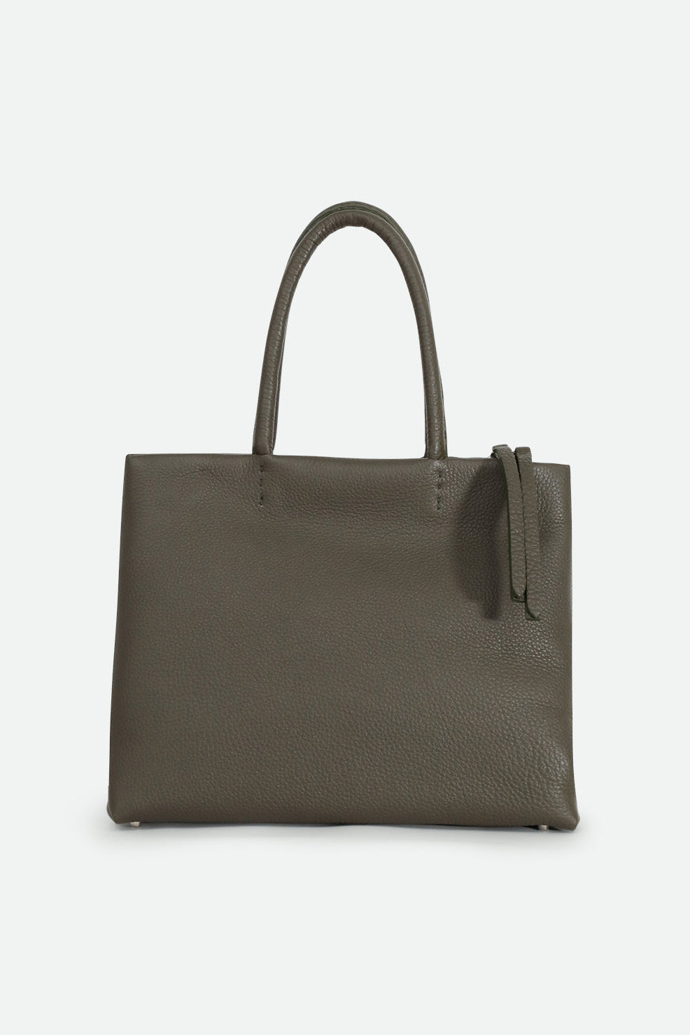 MARCEL HANDBAG IN ITALIAN LEATHER OLIVE