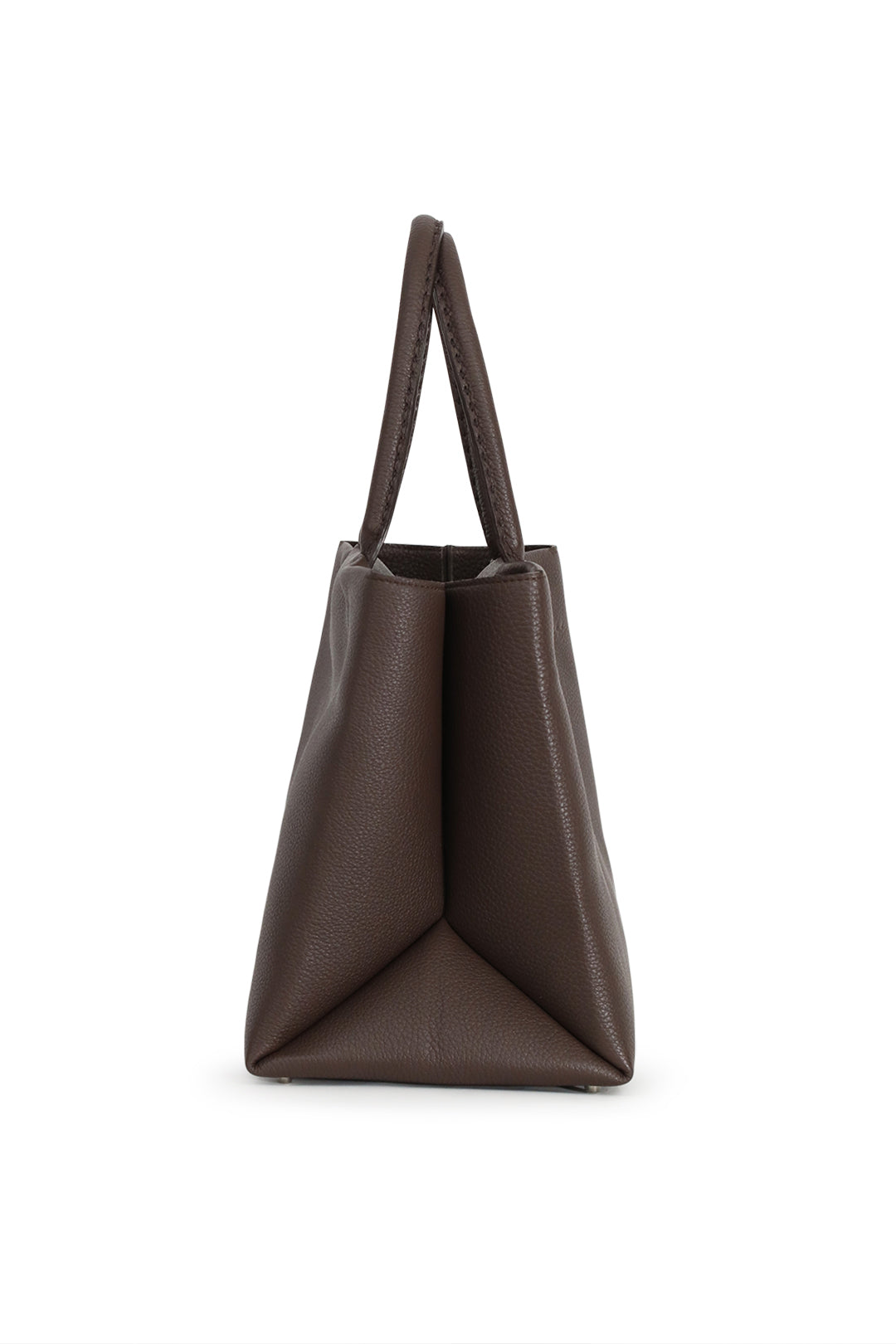 MARCEL HANDBAG IN ITALIAN LEATHER CHOCOLATE