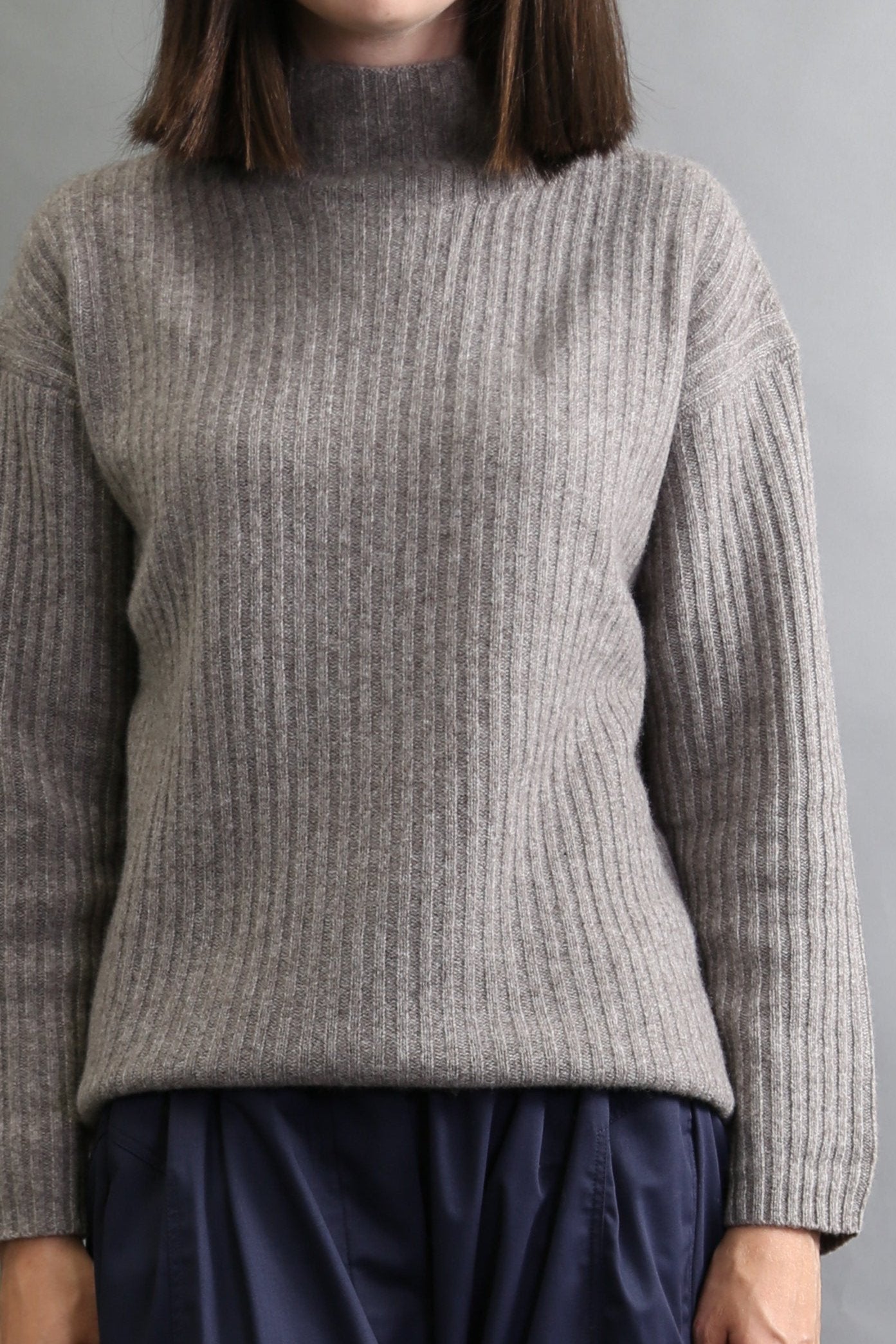 SANA HIGH NECK IN ITALIAN MERINO YAK CASHMERE