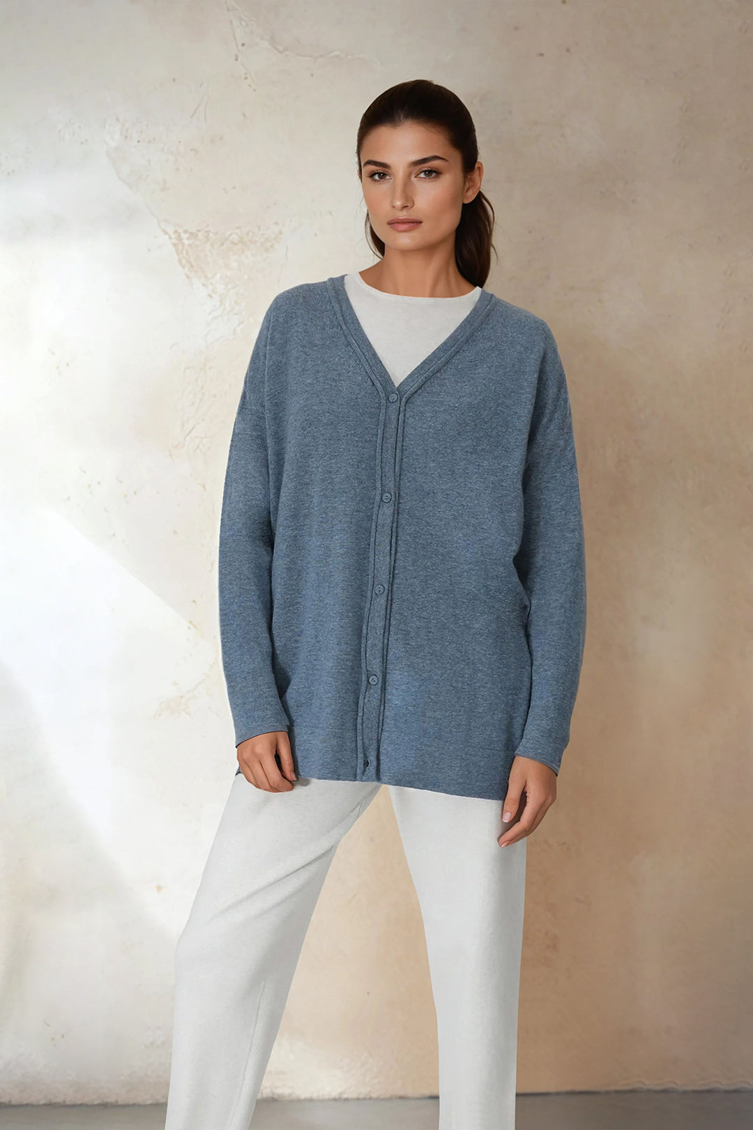 NELS BOYFRIEND CARDIGAN IN CASHMERE BLEND