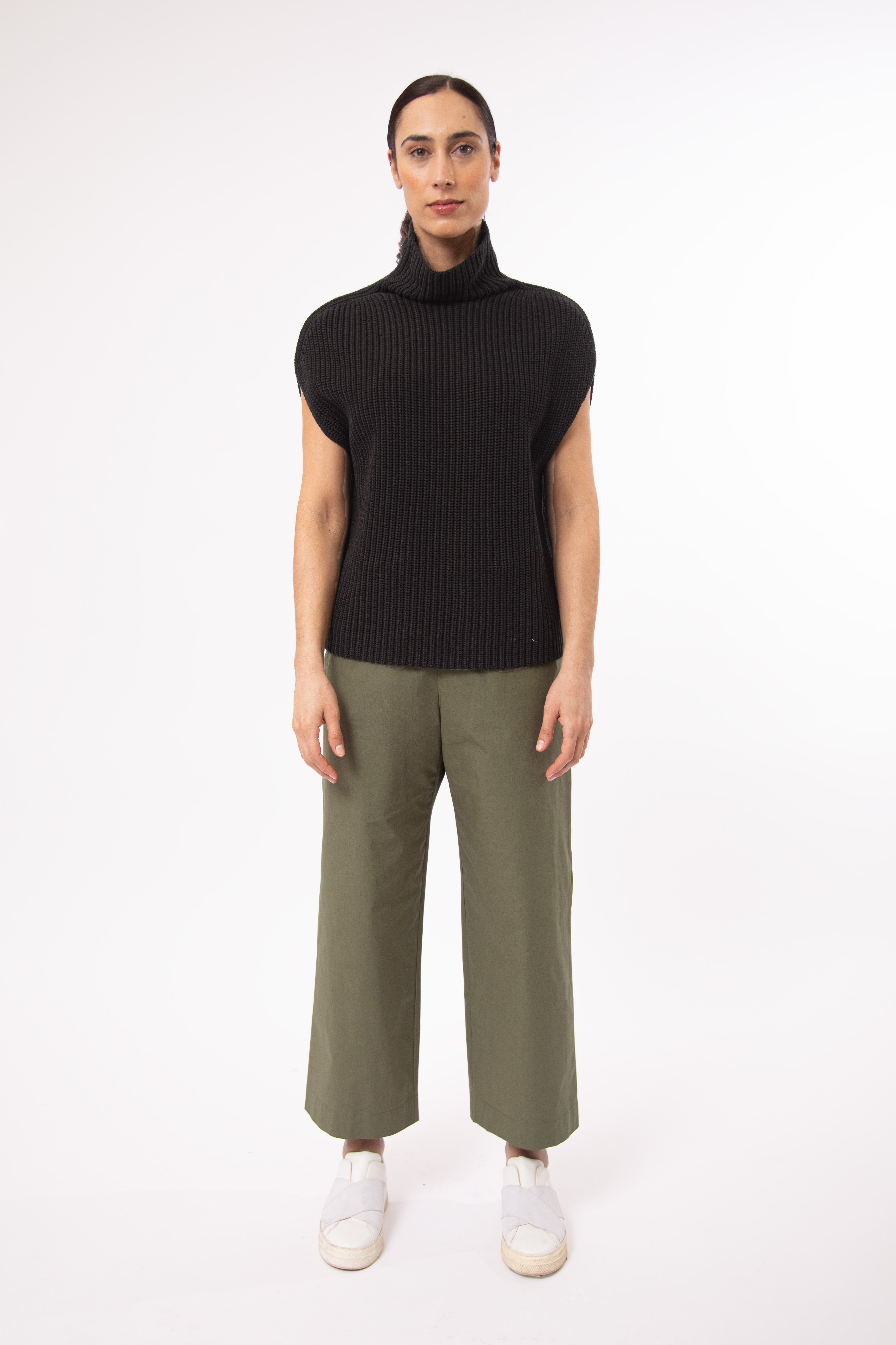 NEVE KNIT SHELL IN ITALIAN COTTON KNIT