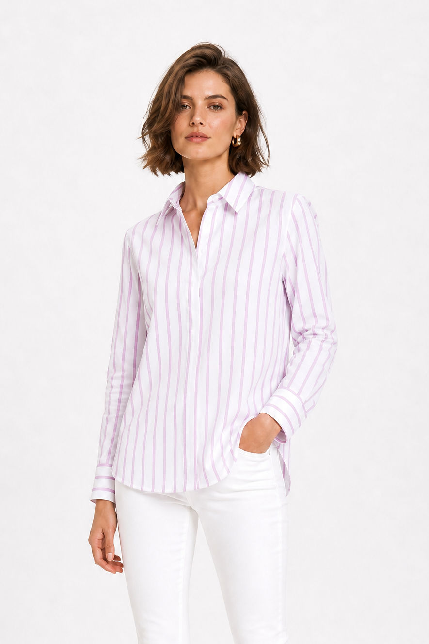 NEW YORKER STRIPE IN ITALIAN COTTON