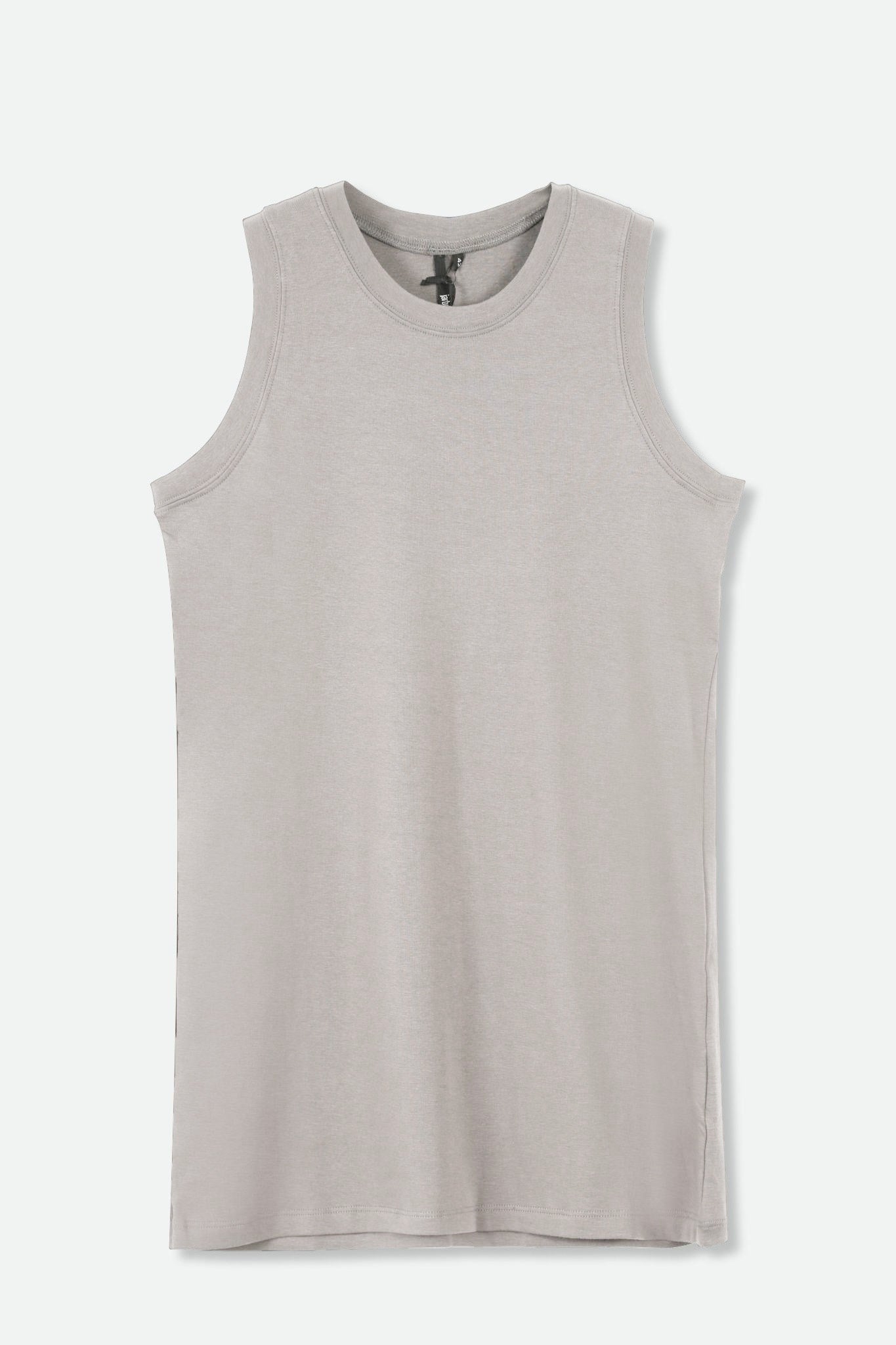 TUNIC LENGTH MUSCLE TANK IN PIMA COTTON STRETCH