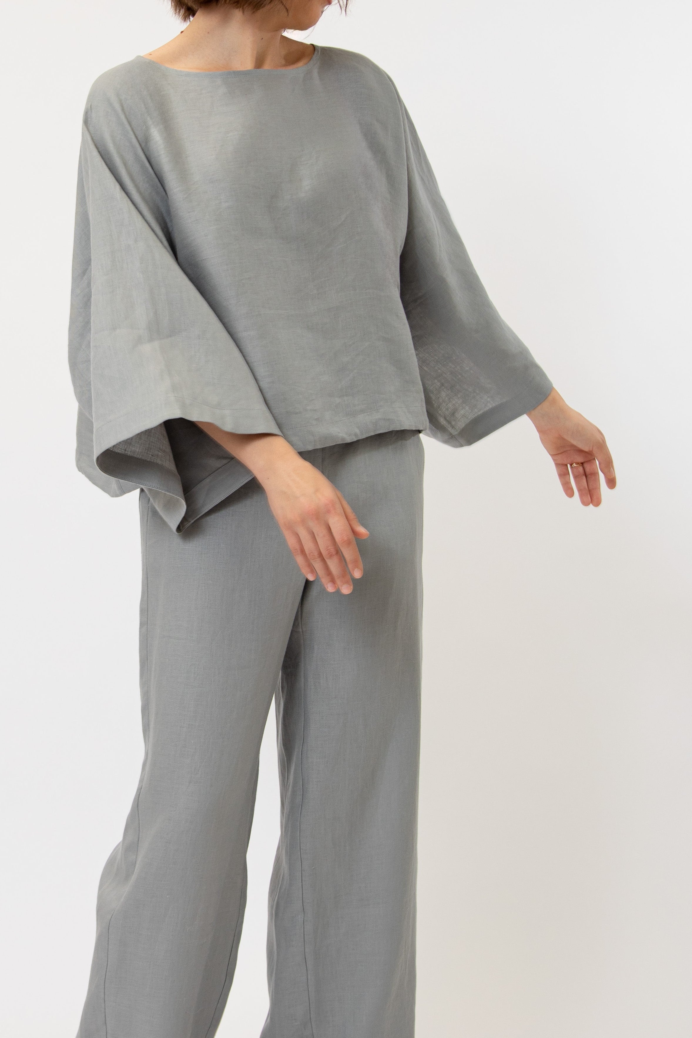 TILLIE TOP IN ITALIAN LINEN