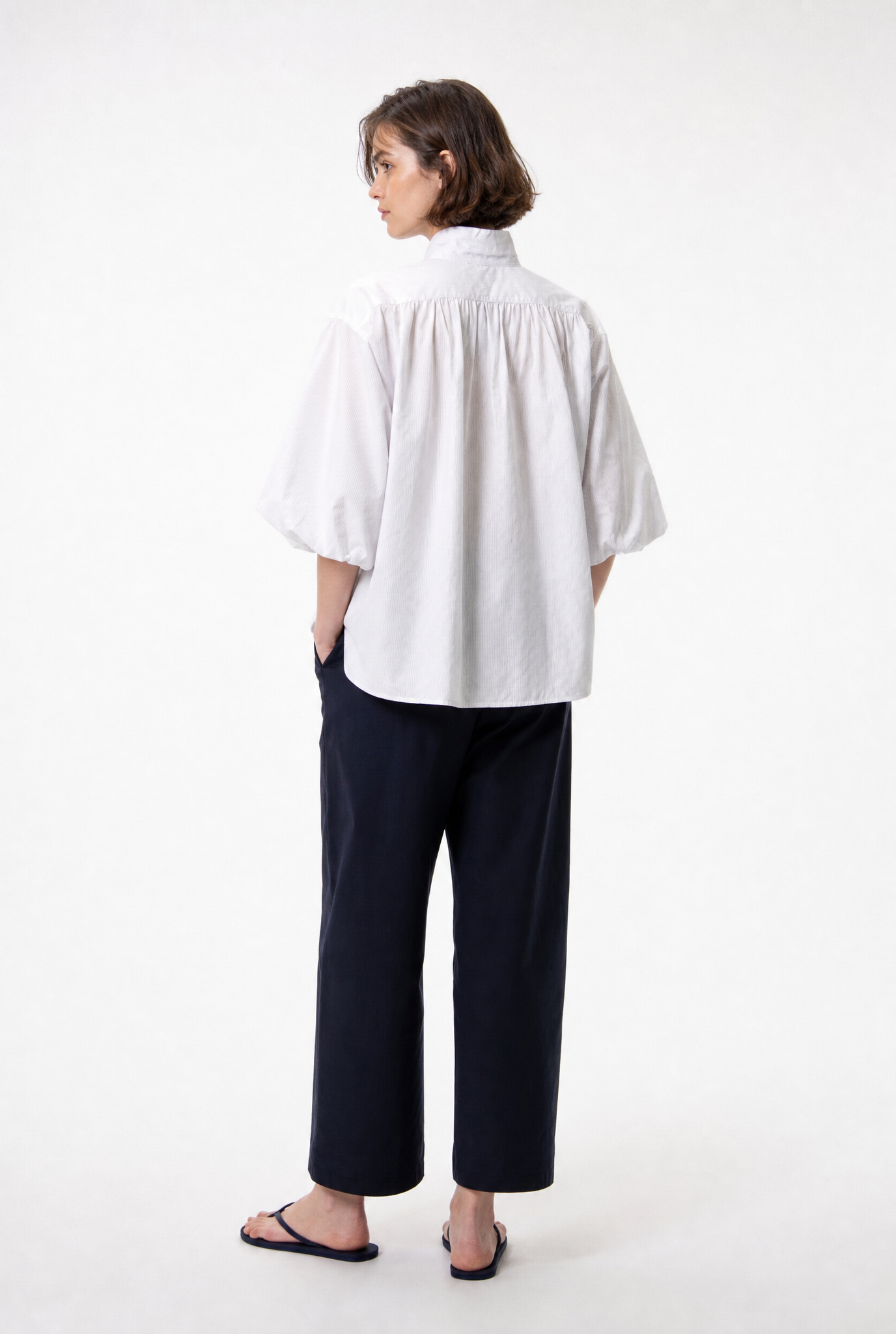 GIGI SHIRT IN ITALIAN STRETCH COTTON