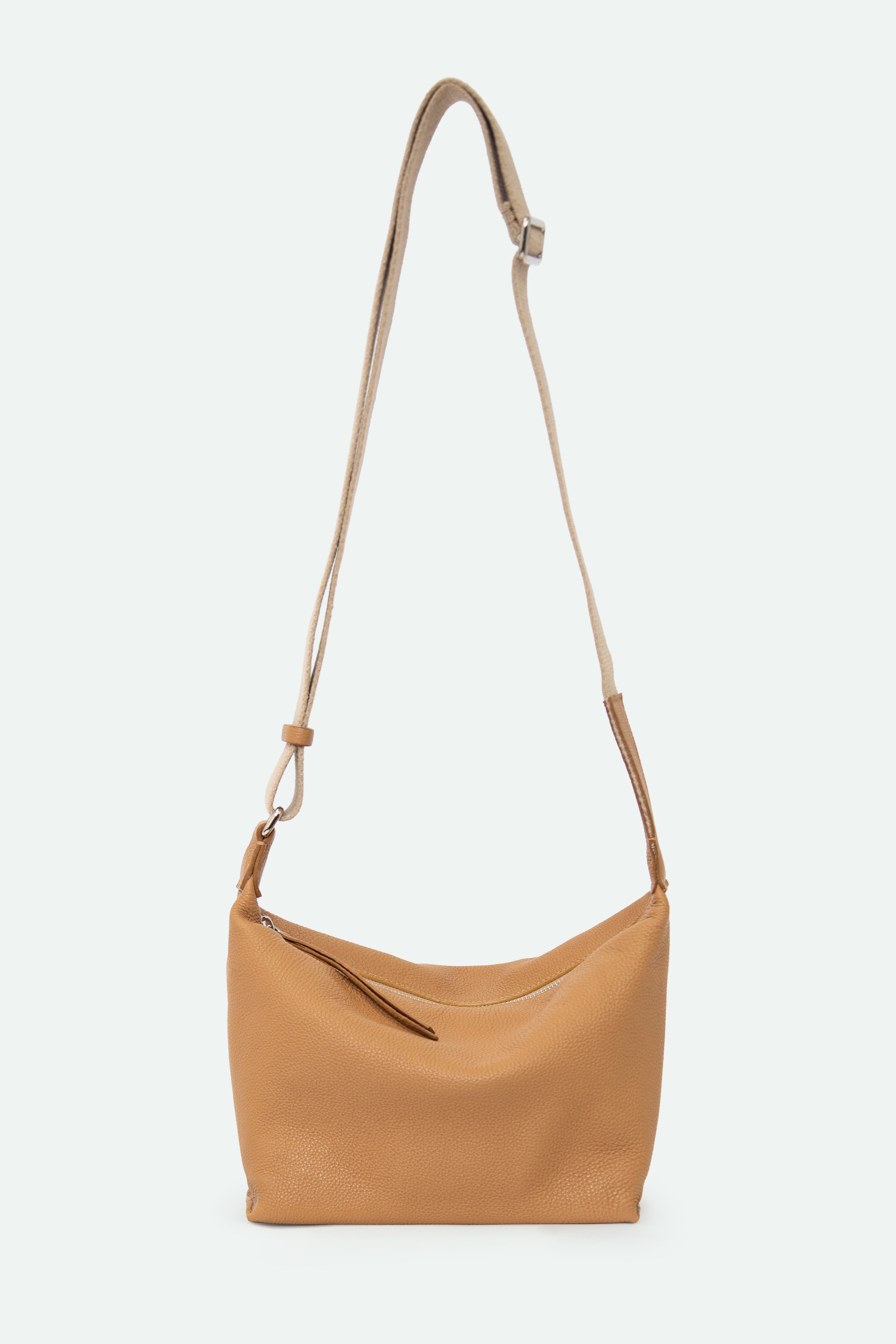 RAVELLO HANDBAG IN FRENCH CALFSKIN GOLDEN SAND