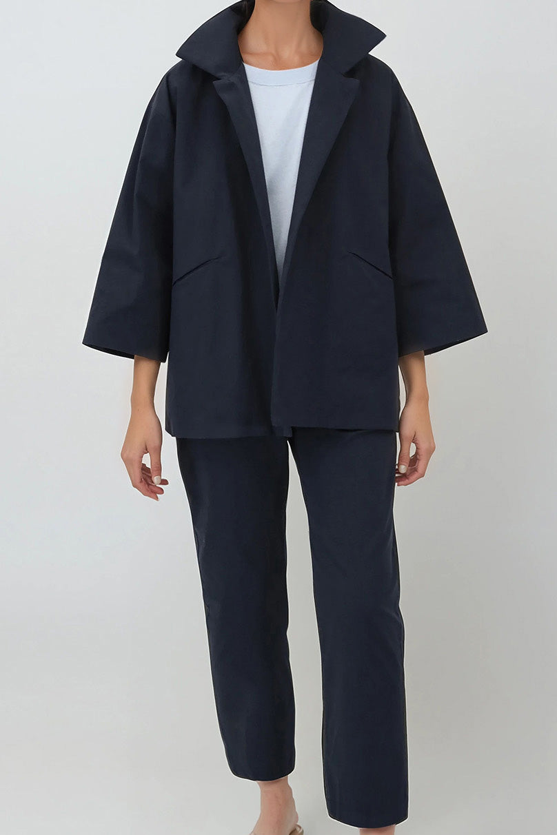 RIMINI JACKET IN ITALIAN STRETCH COTTON