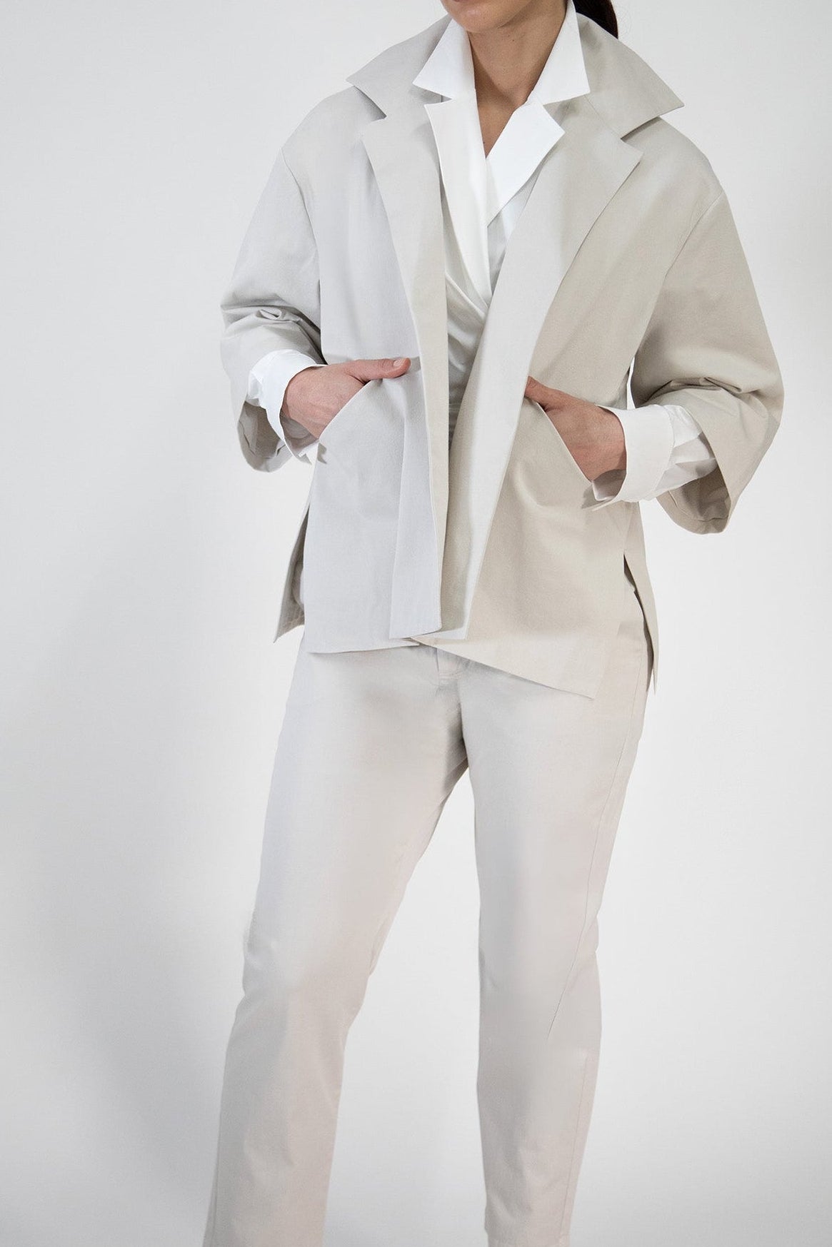 RIMINI JACKET IN ITALIAN STRETCH COTTON