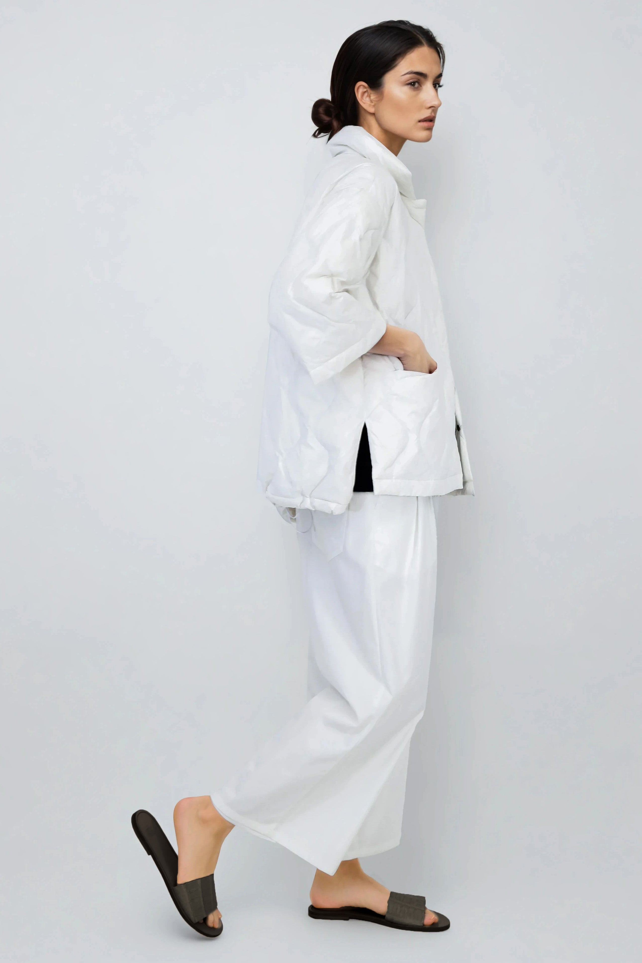 RIMINI CROP GOOSE DOWN JACKET