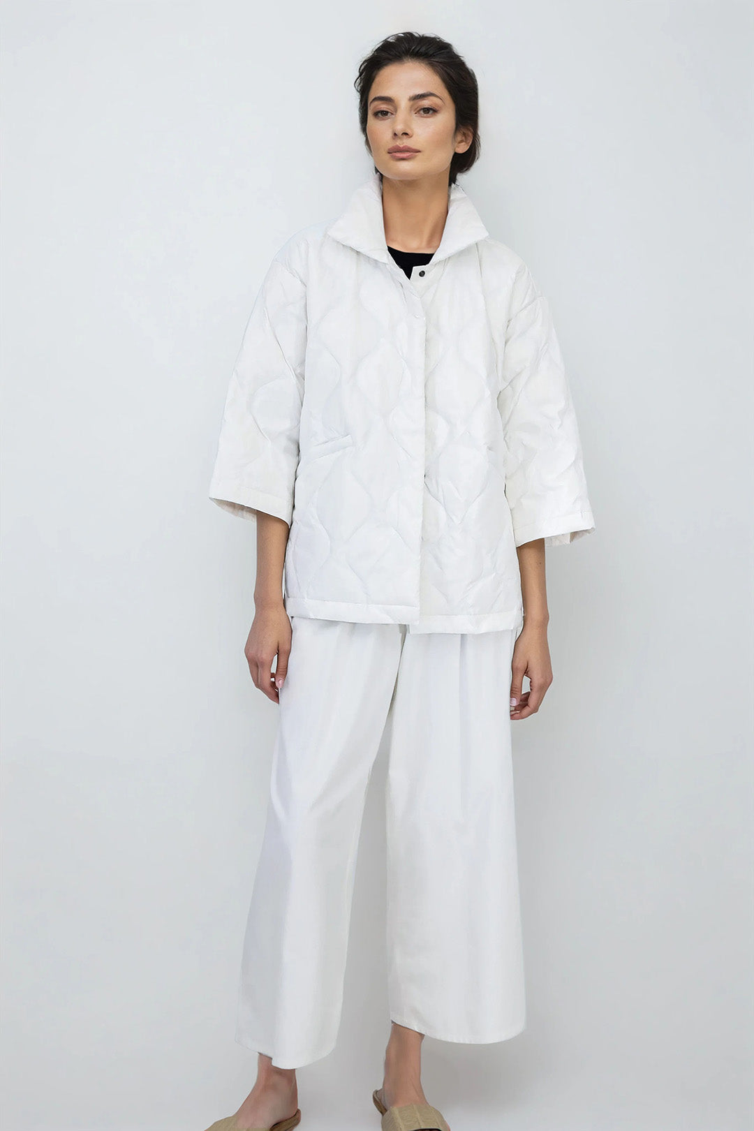 RIMINI CROP GOOSE DOWN JACKET