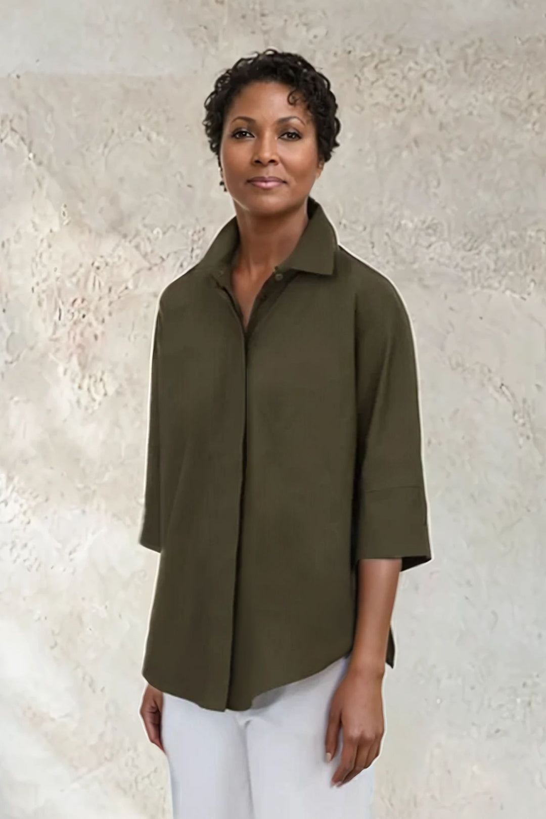 SAHANA DOLMAN SHIRT IN COTTON POPLIN