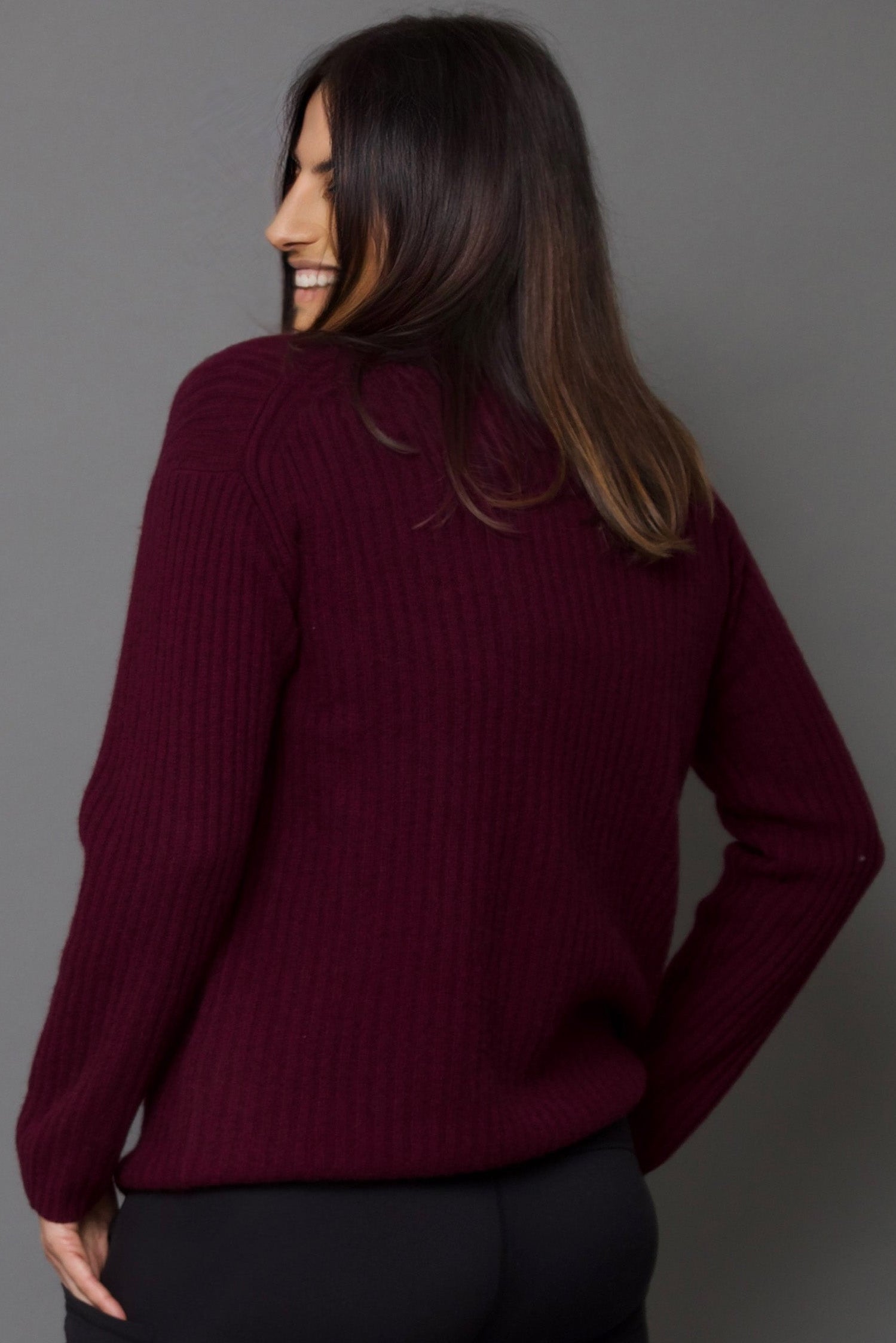 SANA HIGH NECK IN ITALIAN MERINO YAK CASHMERE