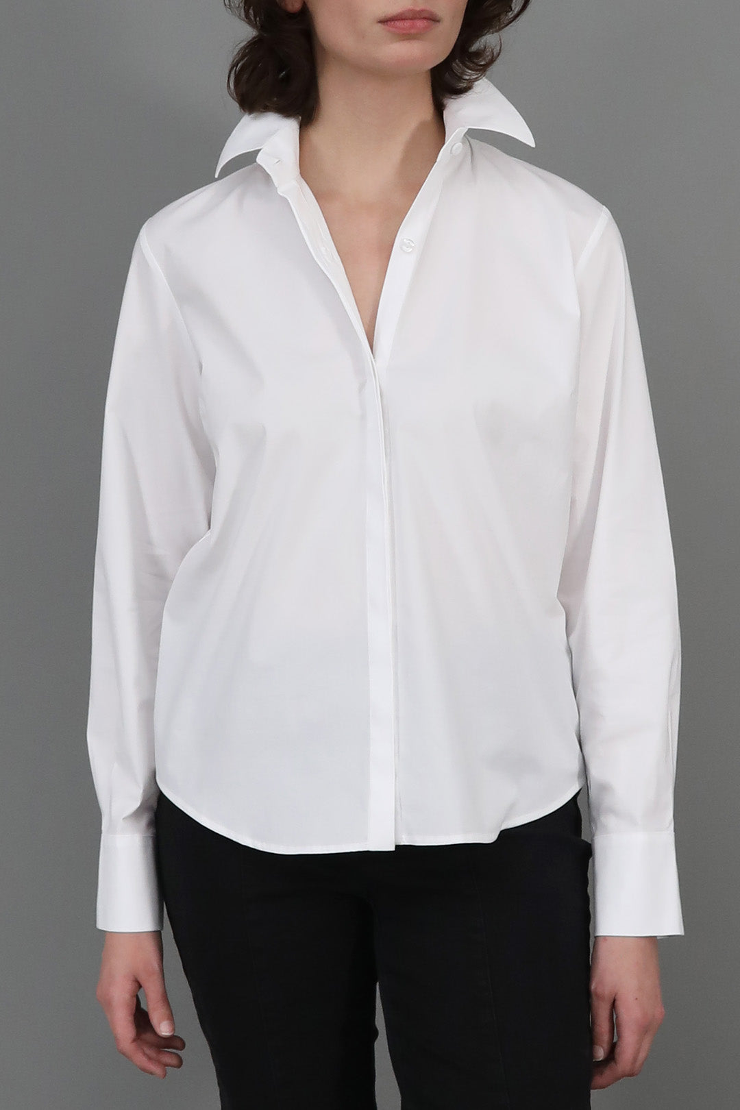 SELIA MINI SHIRT IN ITALIAN COTTON POPLIN