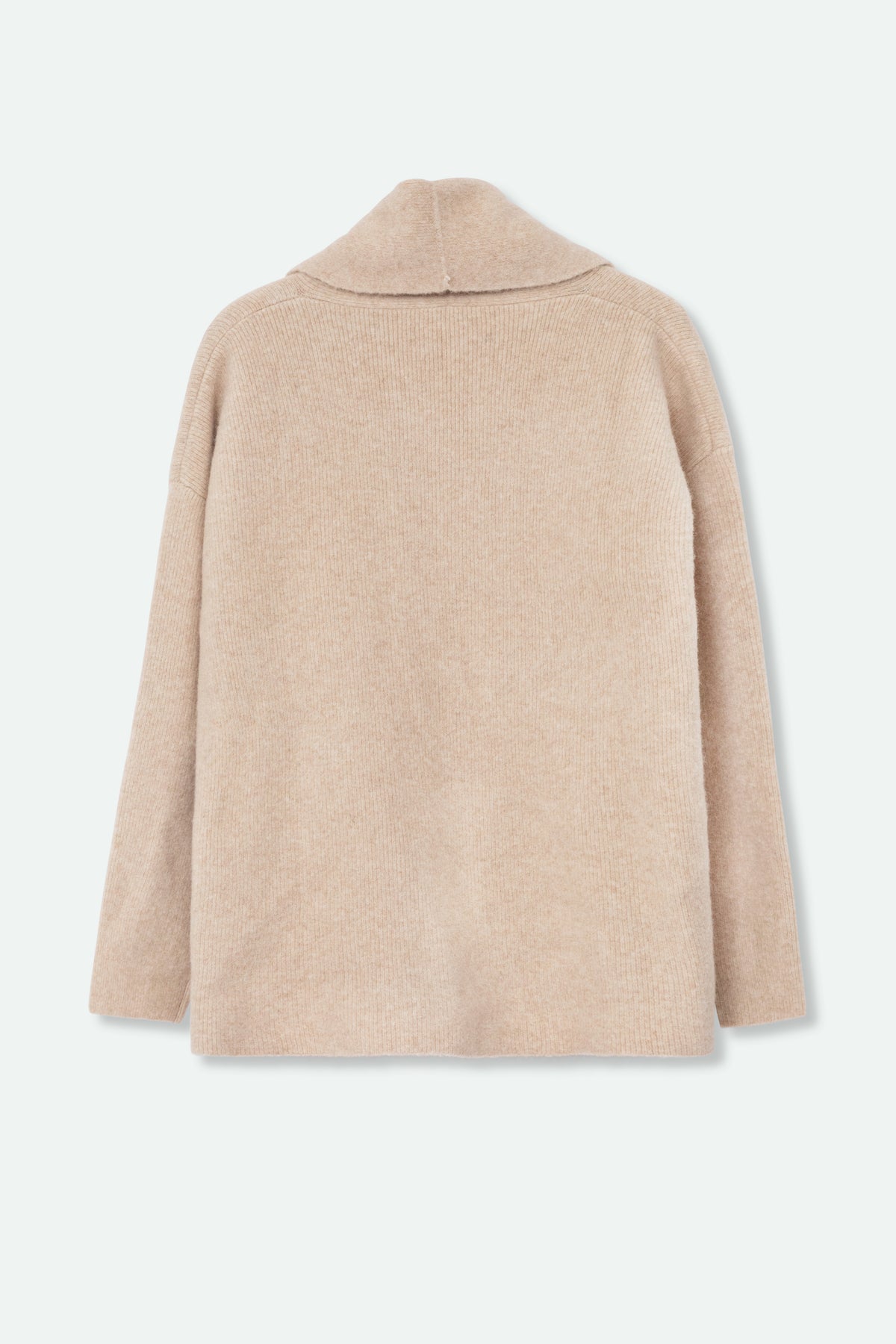 ANDREA SHAWL ALPACA KNIT CARDIGAN