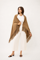 STELLAN SUEDE FRINGE WRAP IN CHAMOIS