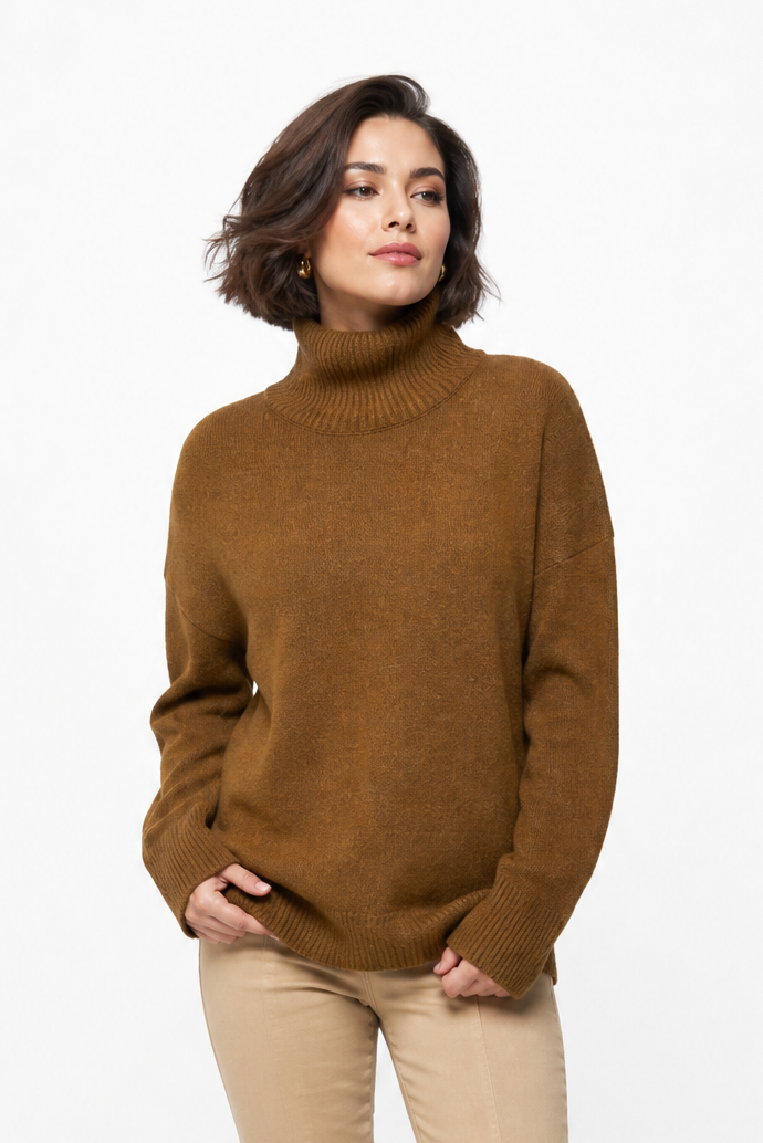 THEIA TURTLENECK IN CASHMERE YAK & MERINO