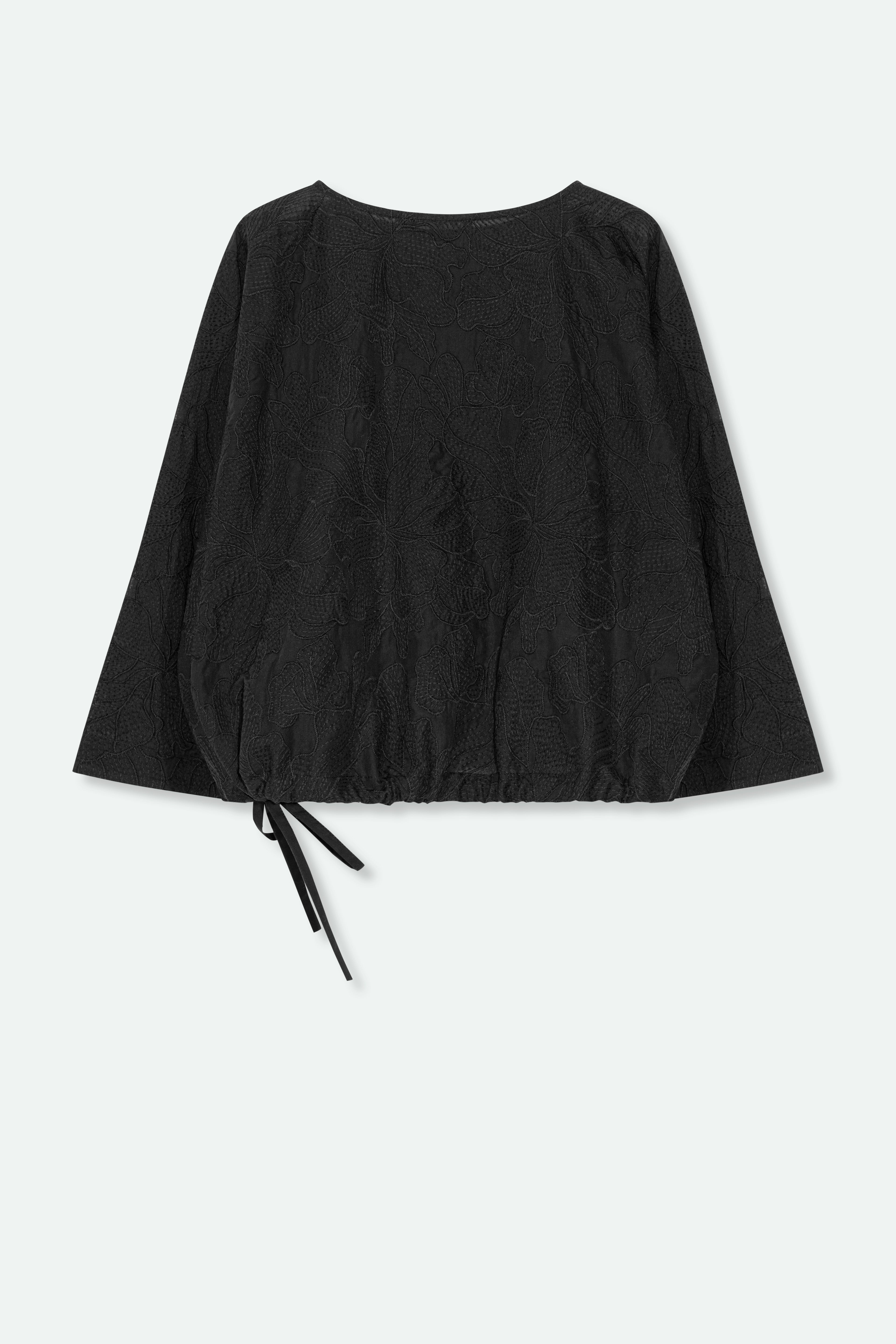 TILLIE TOP IN EMBROIDERED ITALIAN COTTON