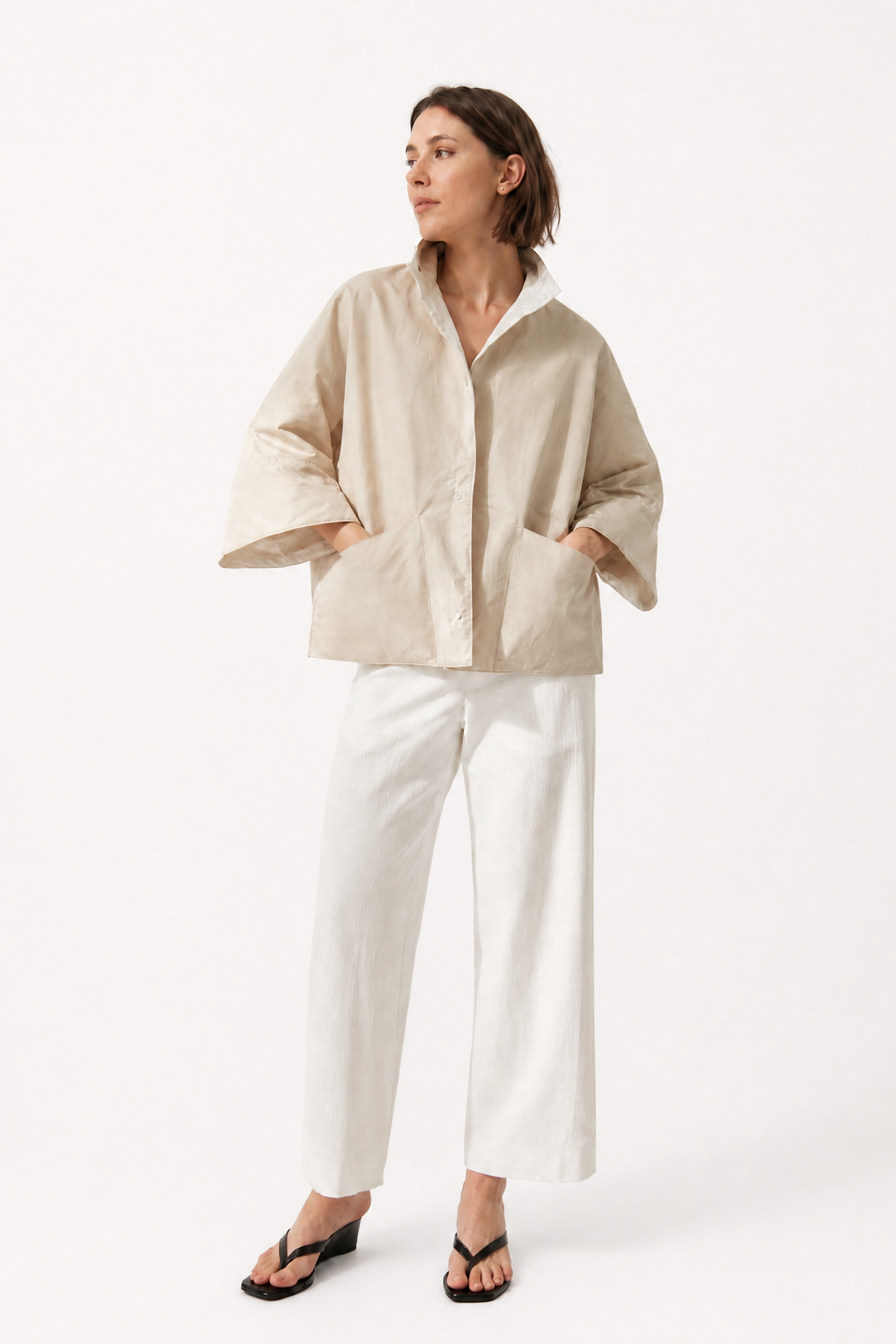 VALE JACKET IN REVERSIBLE TECHNO-SILK TAFFETA