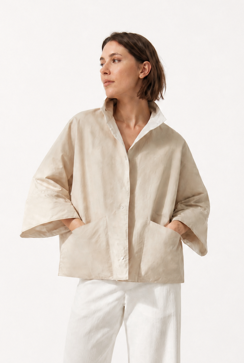 VALE JACKET IN REVERSIBLE TECHNO-SILK TAFFETA
