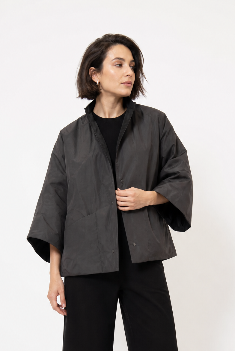 VALE JACKET IN REVERSIBLE TECHNO-SILK TAFFETA