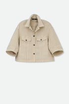 VENETO JACKET GARMENT-DYED ITALIAN STRETCH DENIM