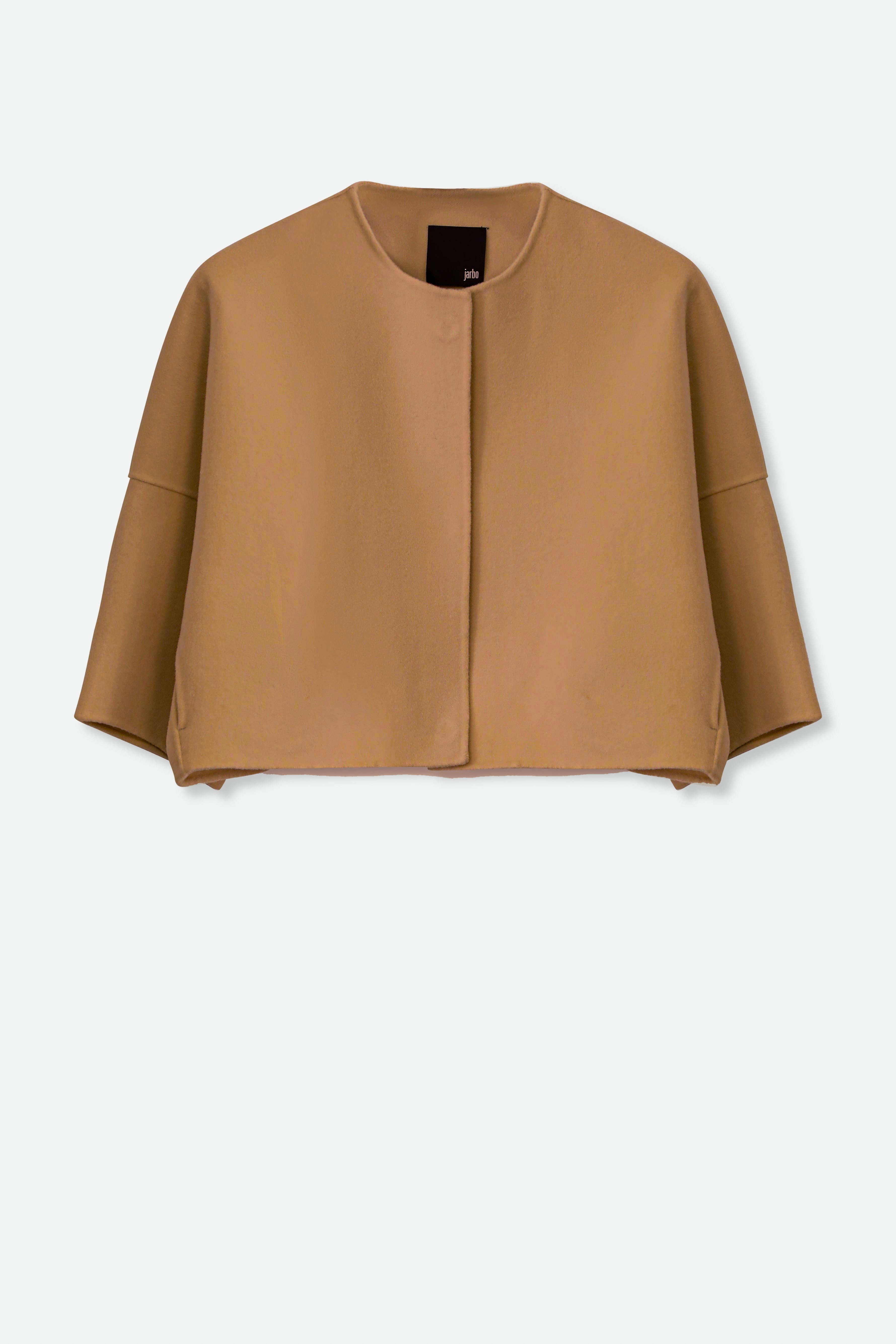 ADELAIDE SNAP JACKET IN DOUBLE - FACE CASHMERE WOOL - Jarbo