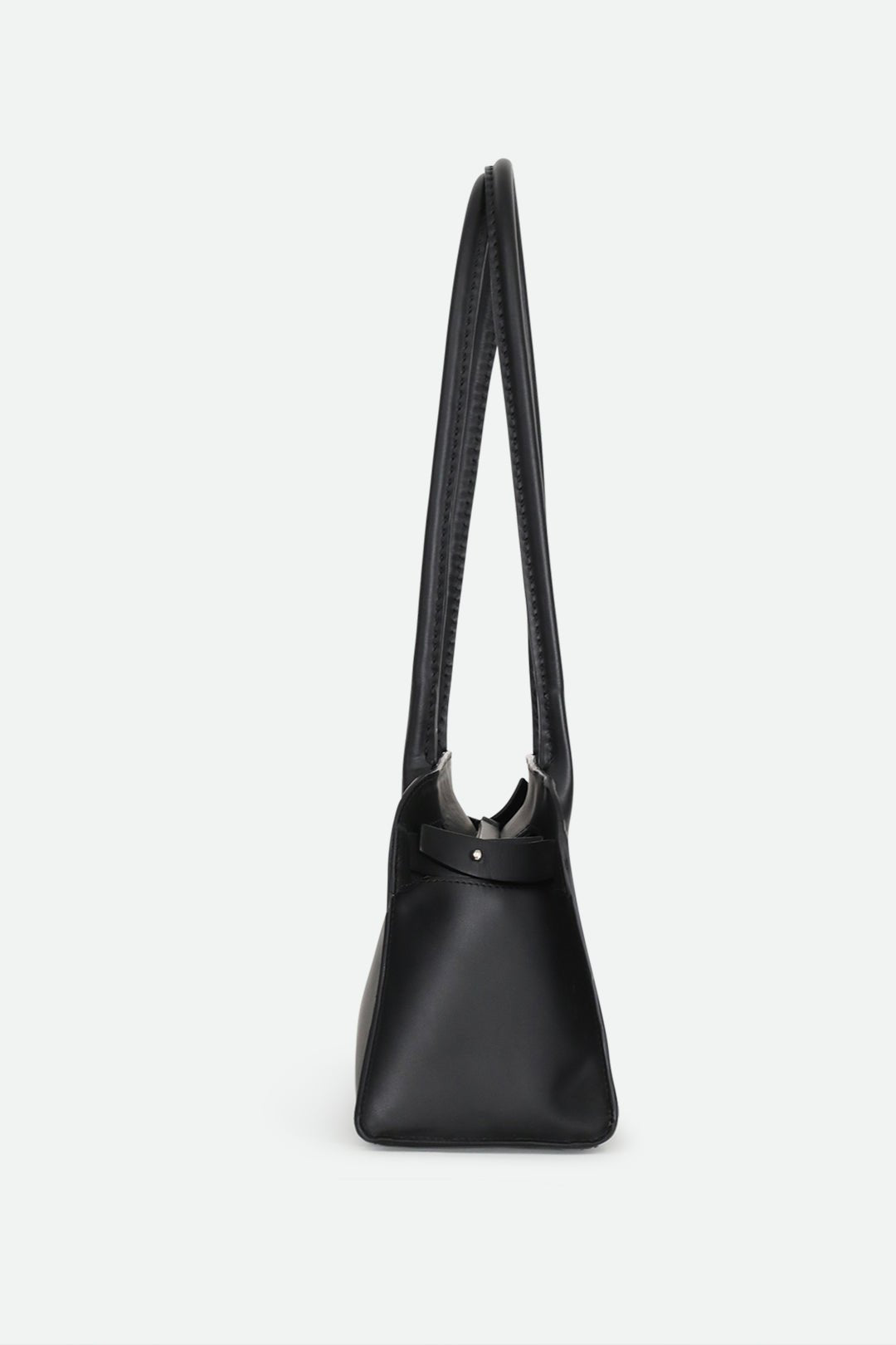 ARDEN 12 BAG IN BLACK FRENCH BARENIA LEATHER - Jarbo