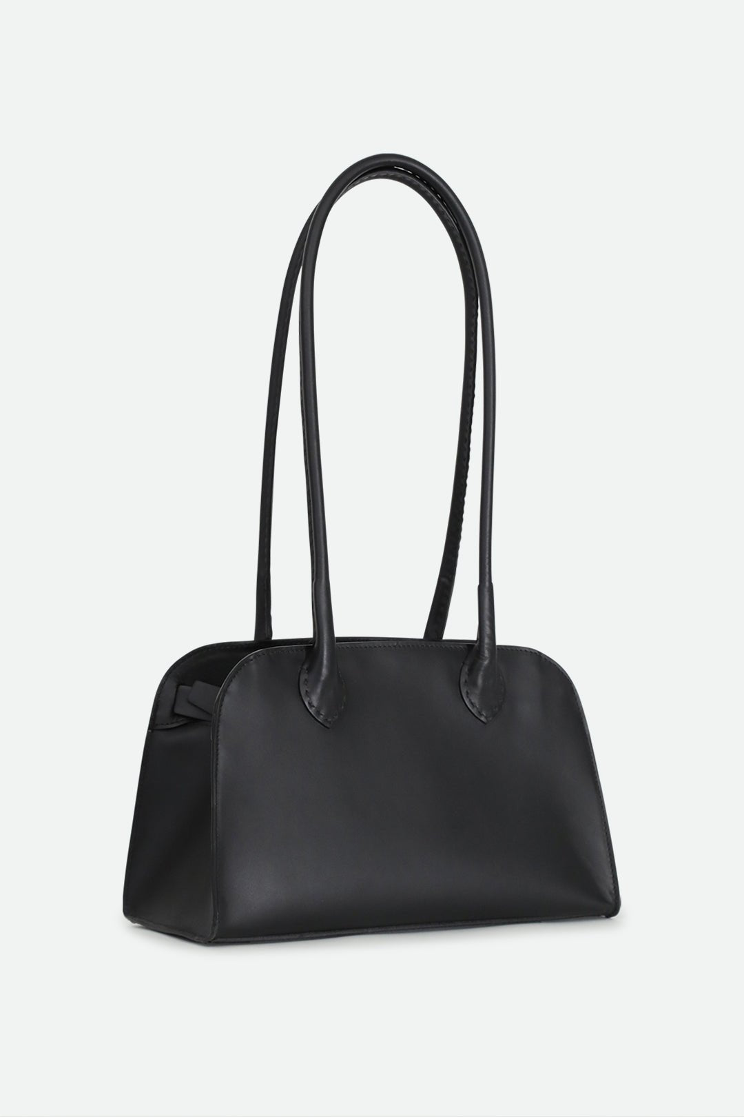 ARDEN 12 BAG IN BLACK FRENCH BARENIA LEATHER - Jarbo