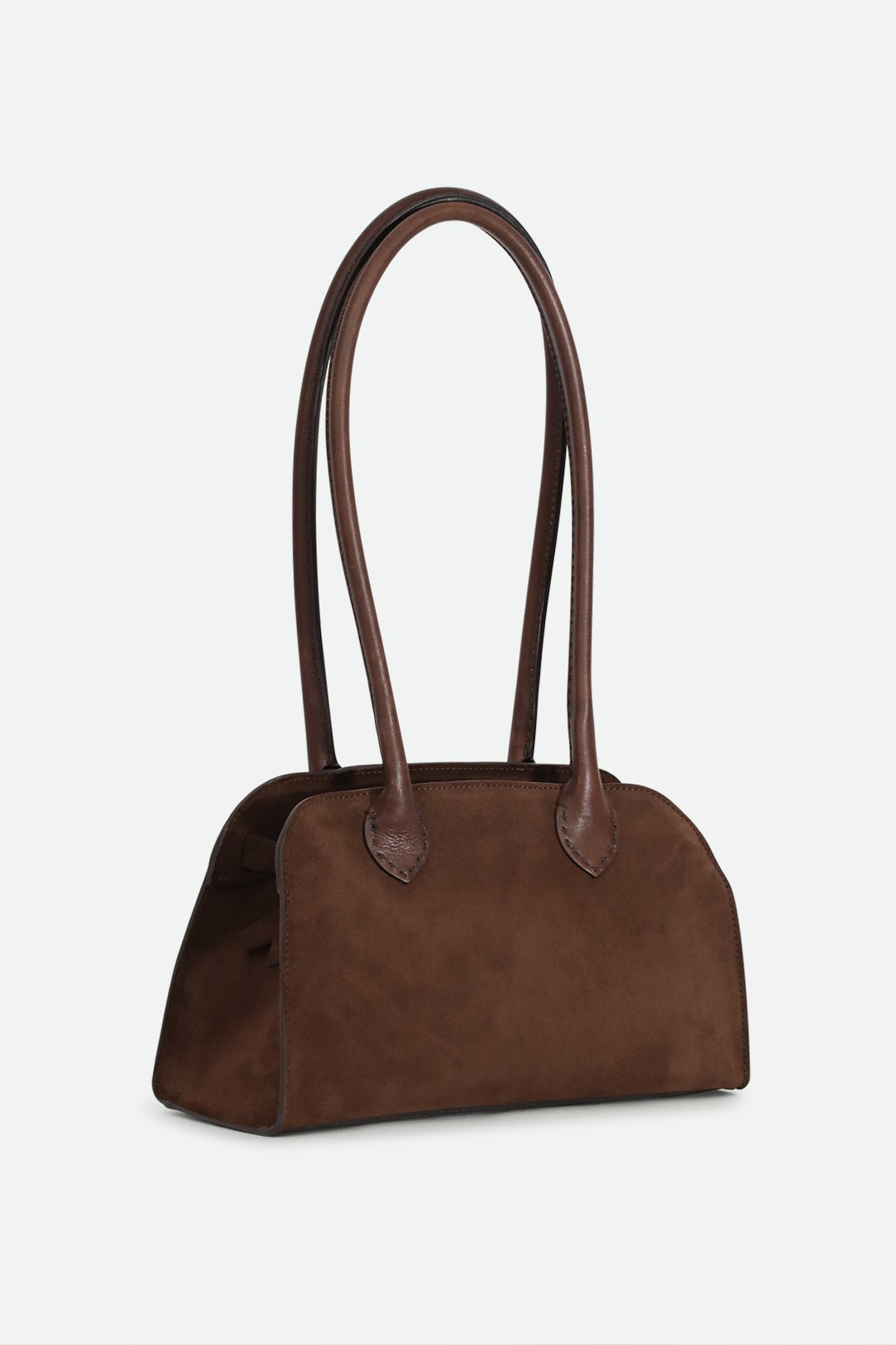 ARDEN 12 BAG IN ITALIAN DEEP MOCHA SUEDE - Jarbo