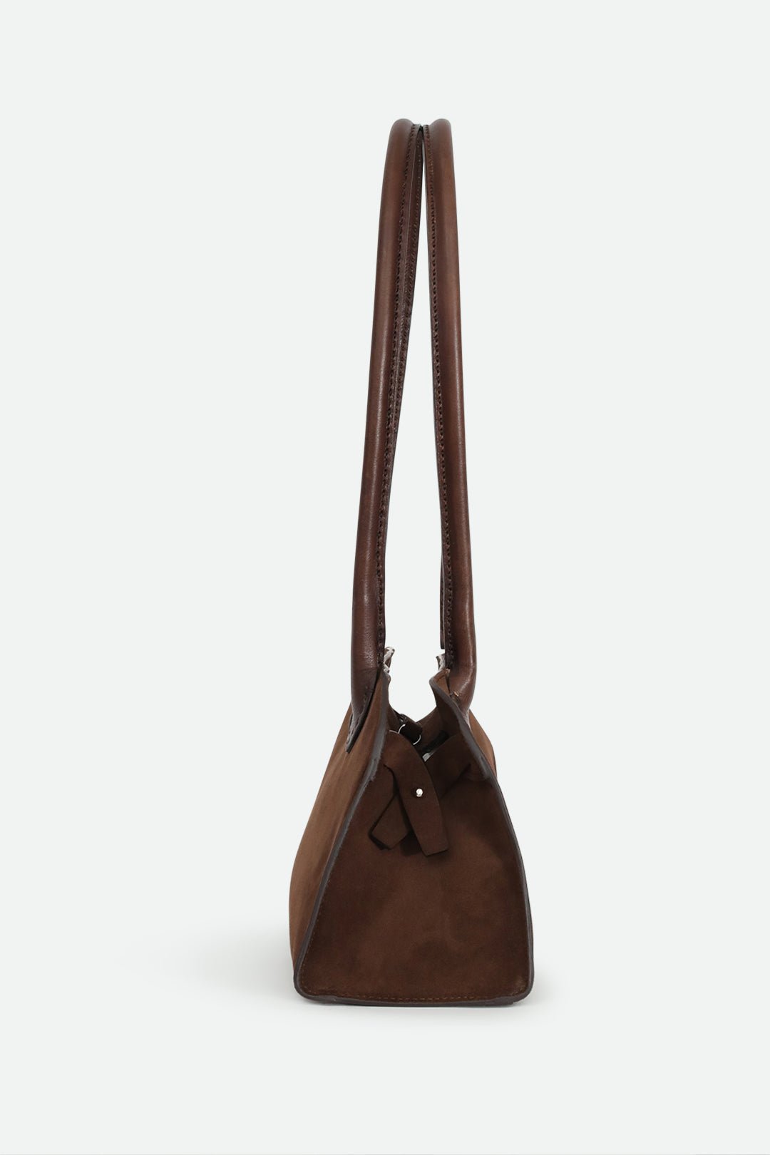 ARDEN 12 BAG IN ITALIAN DEEP MOCHA SUEDE - Jarbo