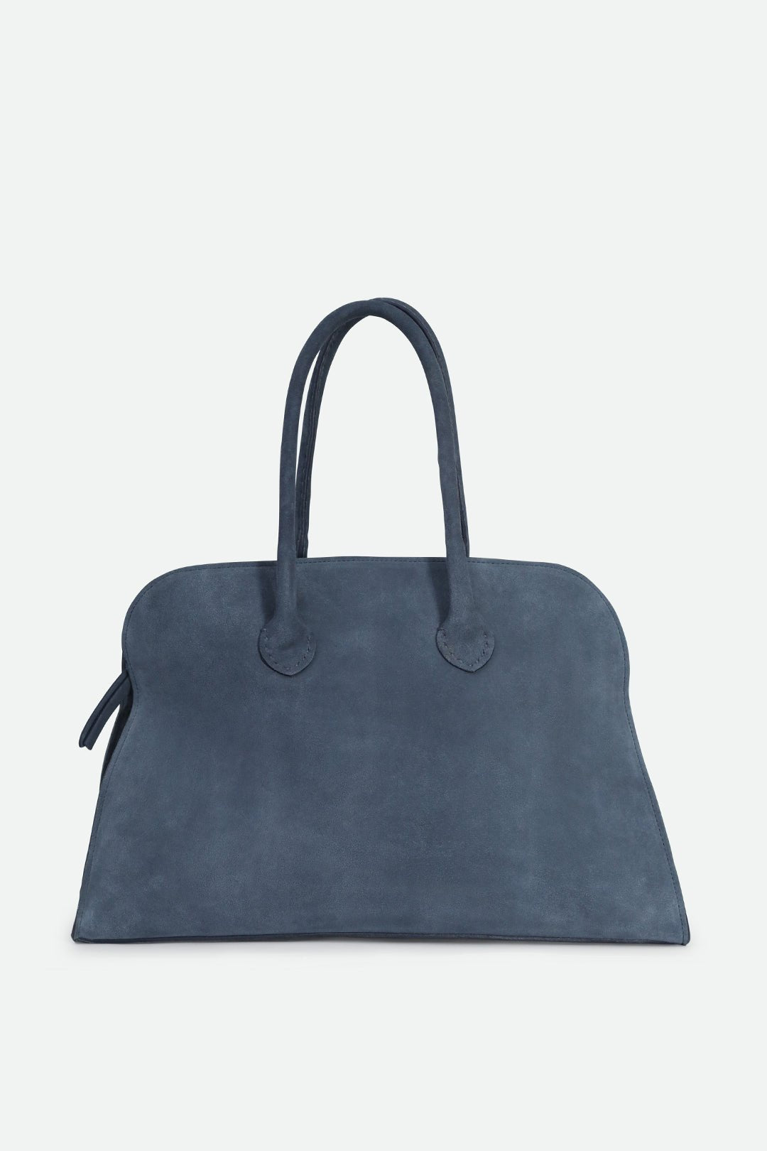 ARDEN HANDBAG IN ITALIAN SUEDE BLUE - Jarbo