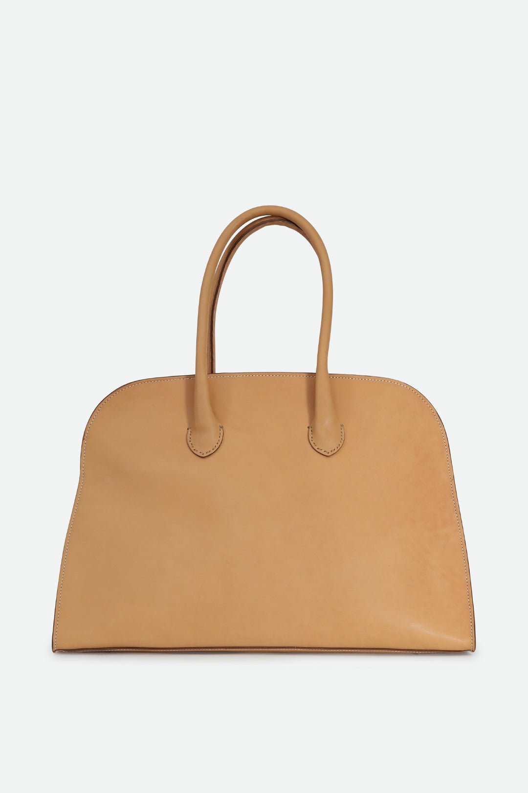 ARDEN HANDBAG IN NATURAL TANNED LEATHER - Jarbo