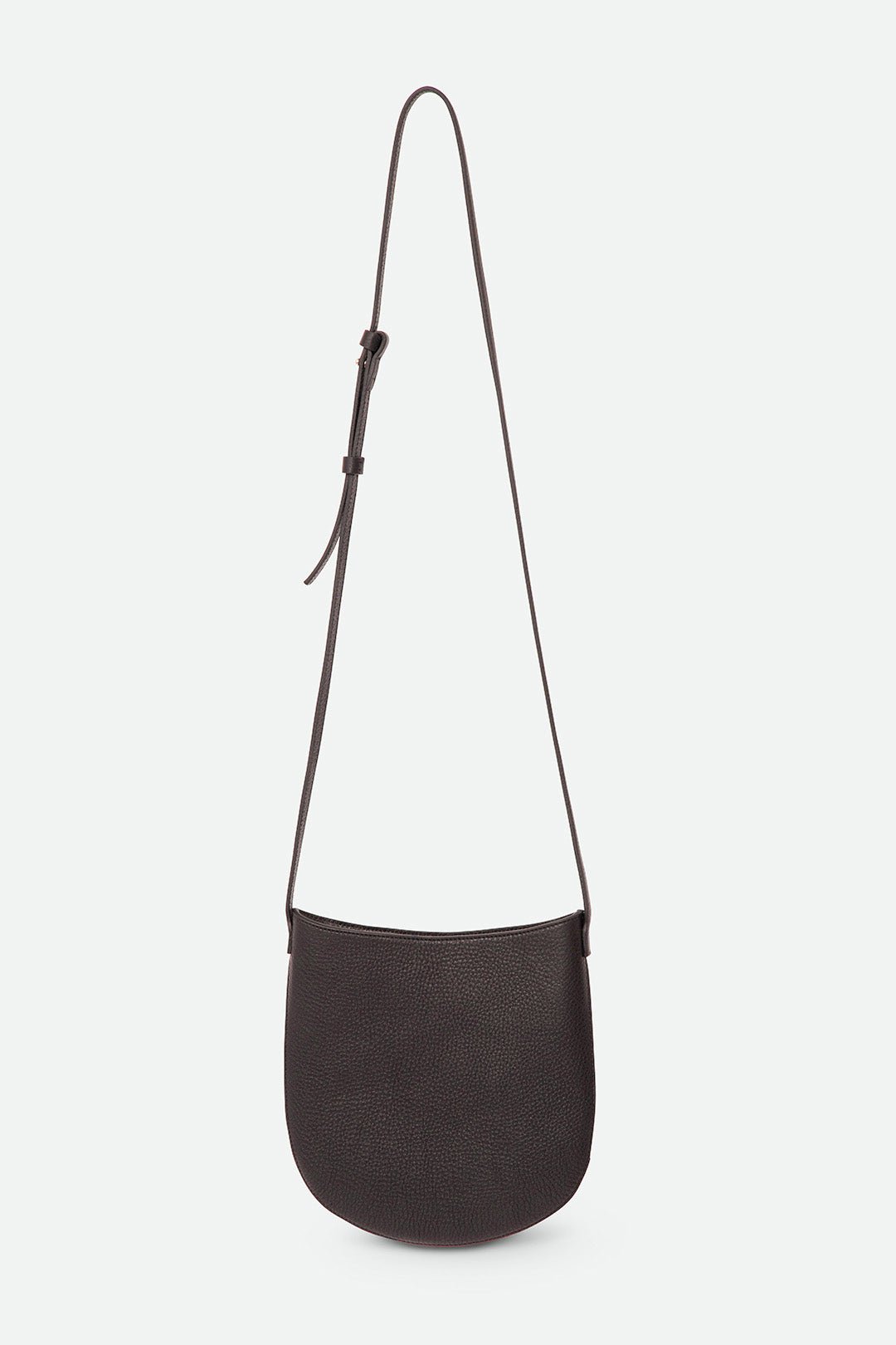ASTRA ITALIAN LEATHER CROSSBODY CHOCOLATE - Jarbo