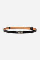 BENOIR BELT IN CORDOVON LEATHER BLACK
