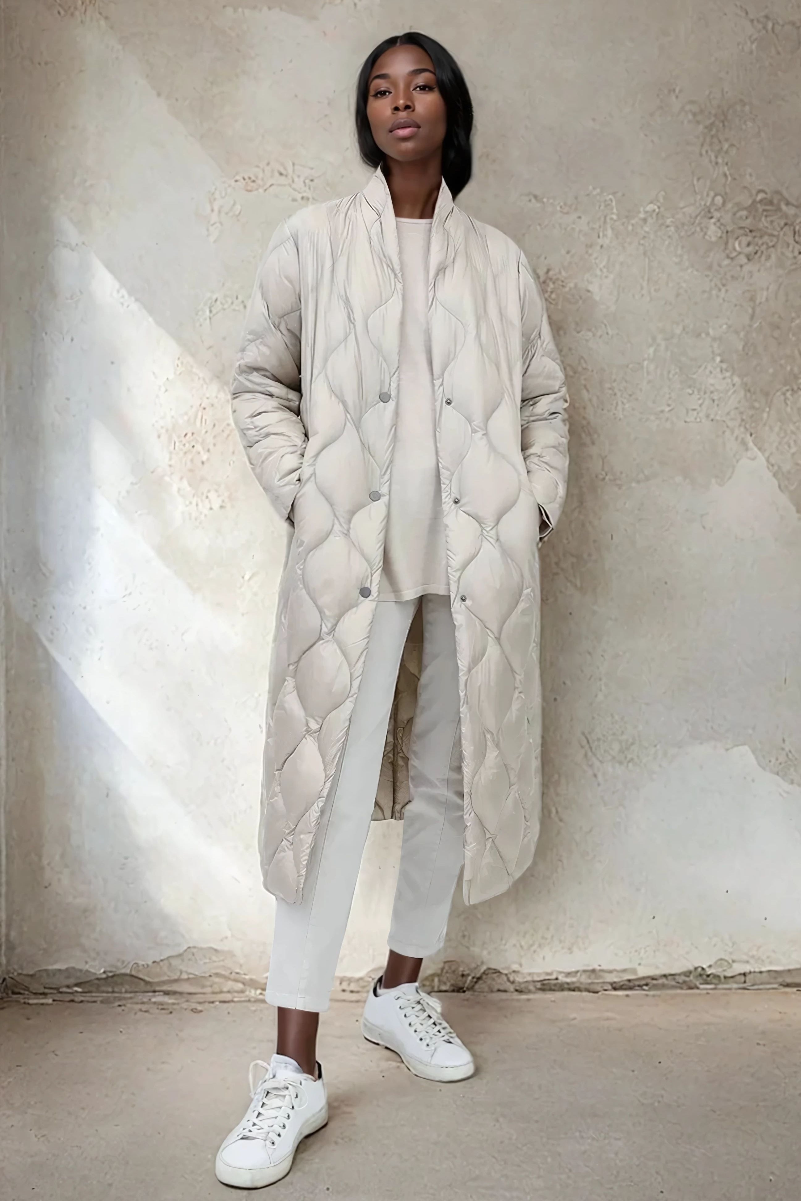 BRENTA COAT IN ULTRALIGHT GOOSE DOWN