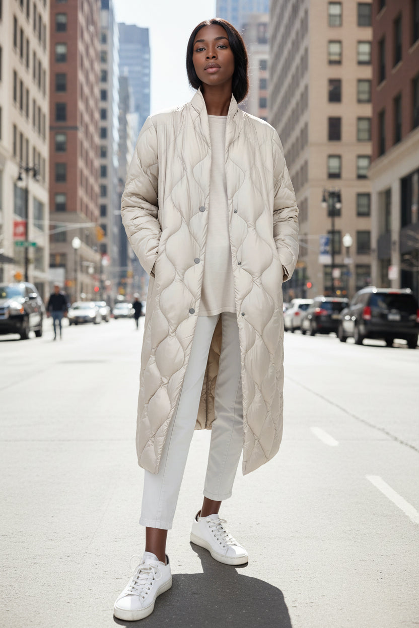 BRENTA COAT IN ULTRALIGHT GOOSE DOWN