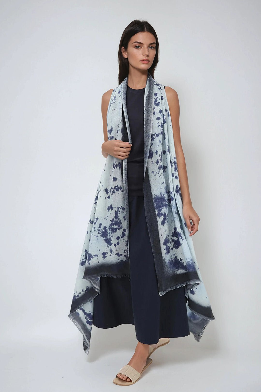 BREZZA CARDI IN BORDERED DENIM - Jarbo