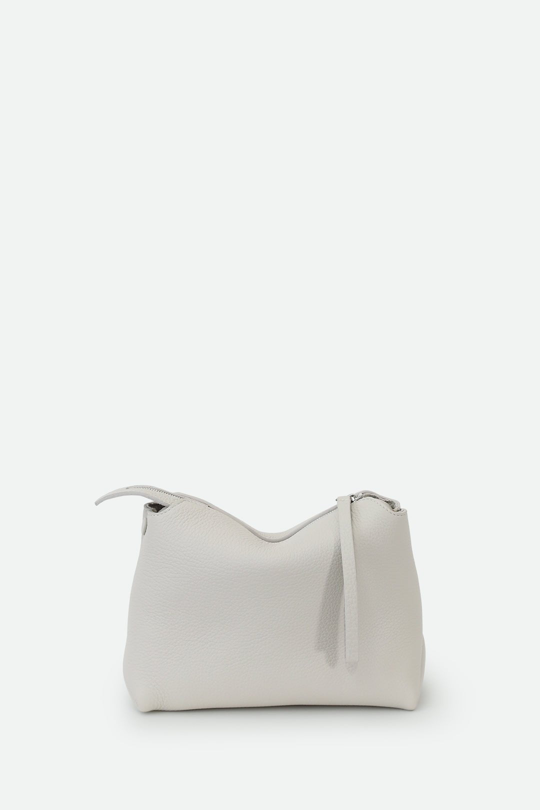 BRIDGET ITALIAN LEATHER CROSSBODY BAG IN BUTTER WHITE - Jarbo