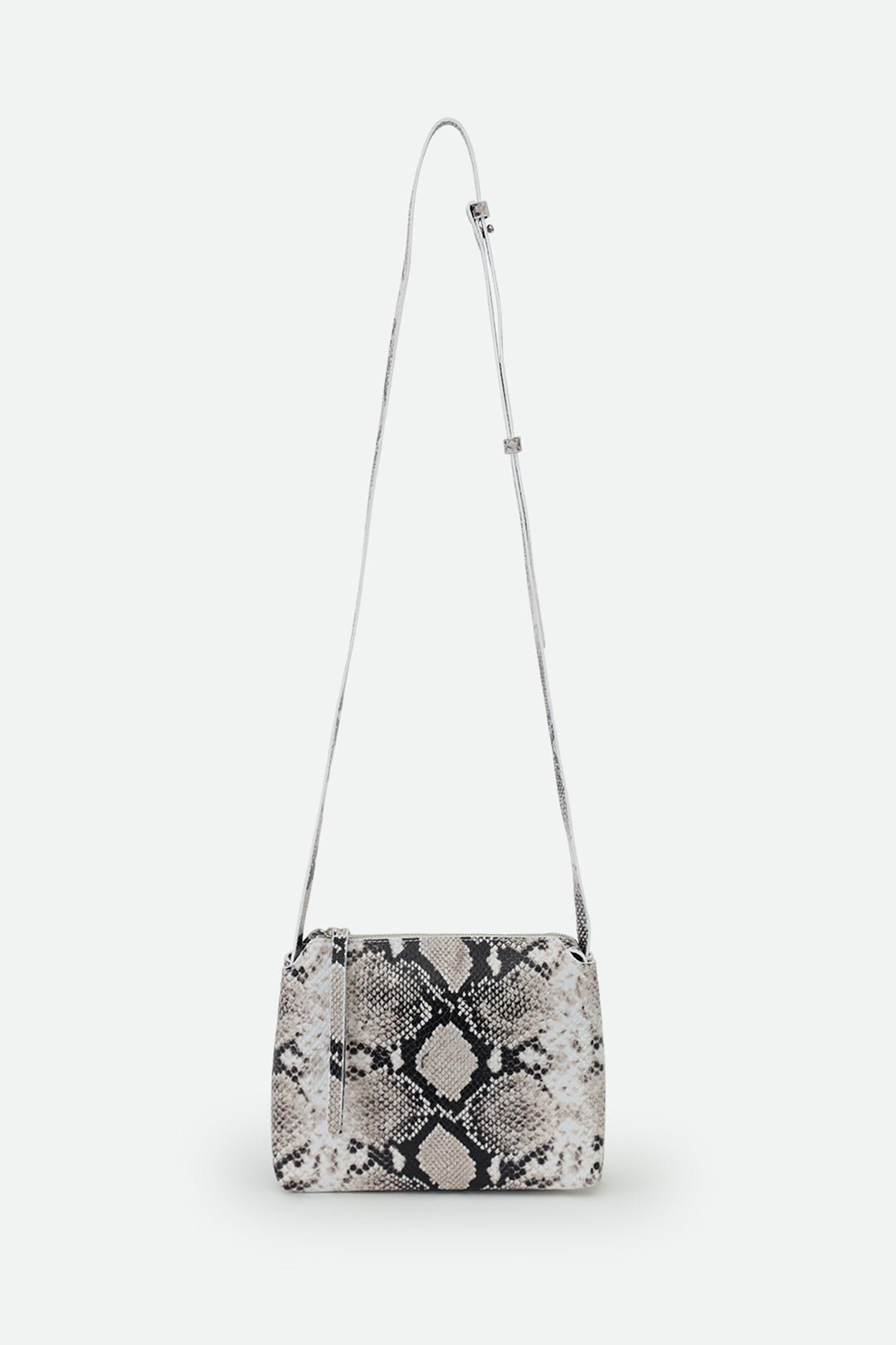 BRIDGET ITALIAN LEATHER CROSSBODY BAG IN SNAKE PRINT - Jarbo