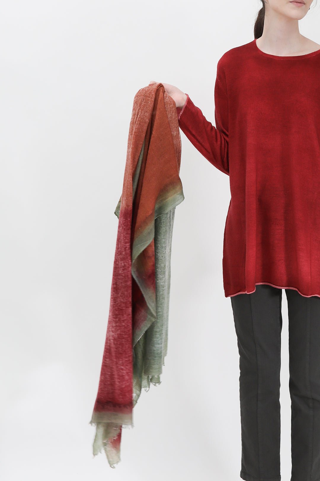 BURANO SCARF IN HAND DYED CASHMERE - Jarbo