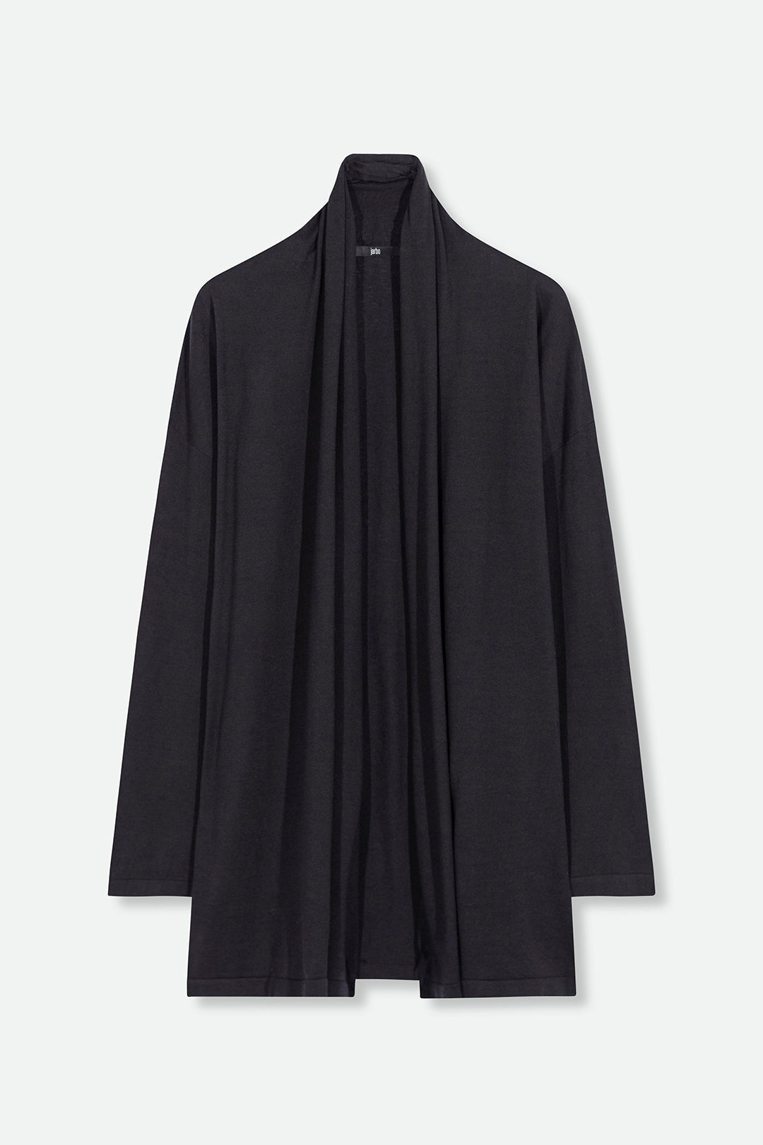 CADE SHAWL CARDIGAN IN FINE GAUGE ITALIAN SILK COTTON - Jarbo