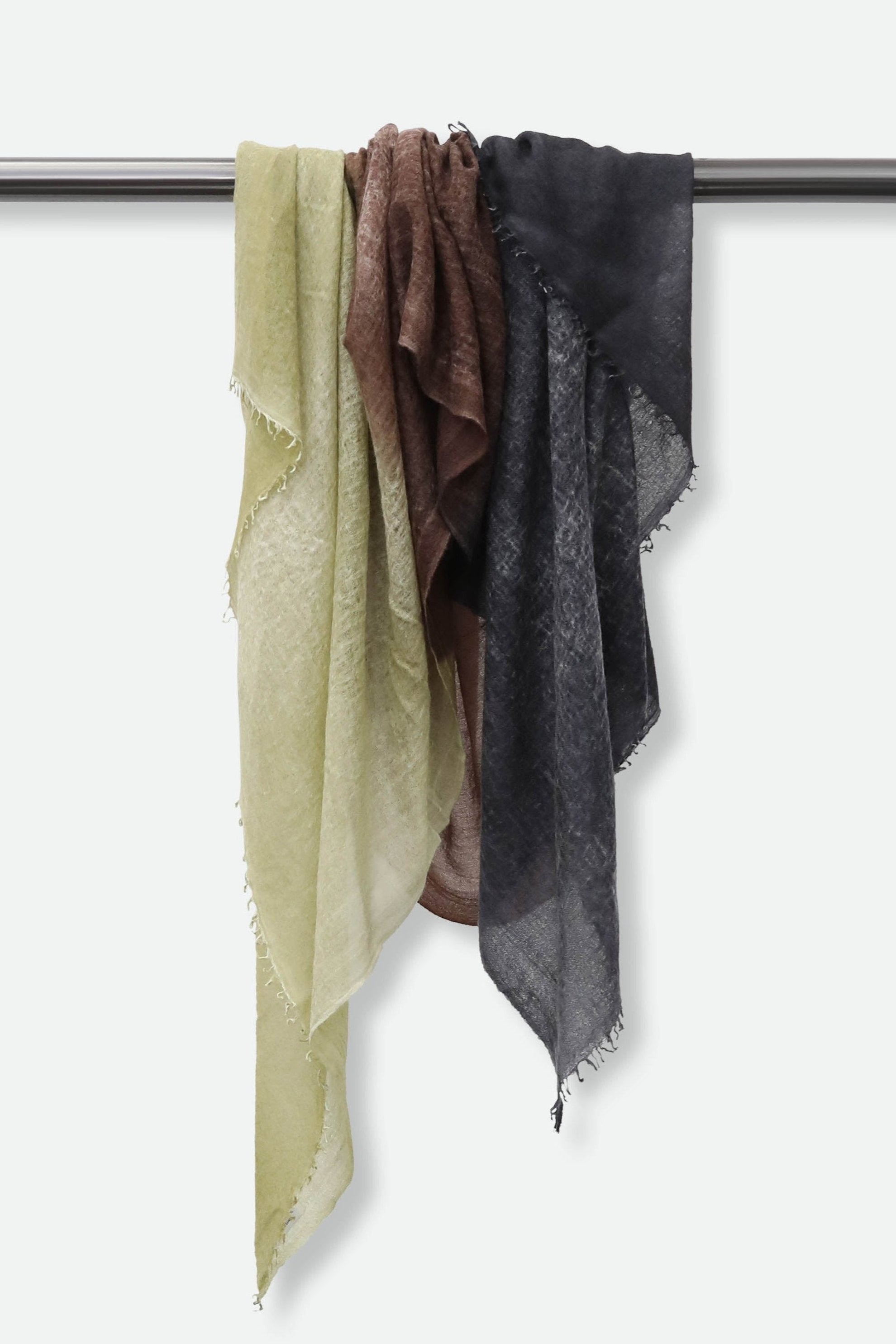 CARDAMOM SCARF IN HAND DYED CASHMERE - Jarbo