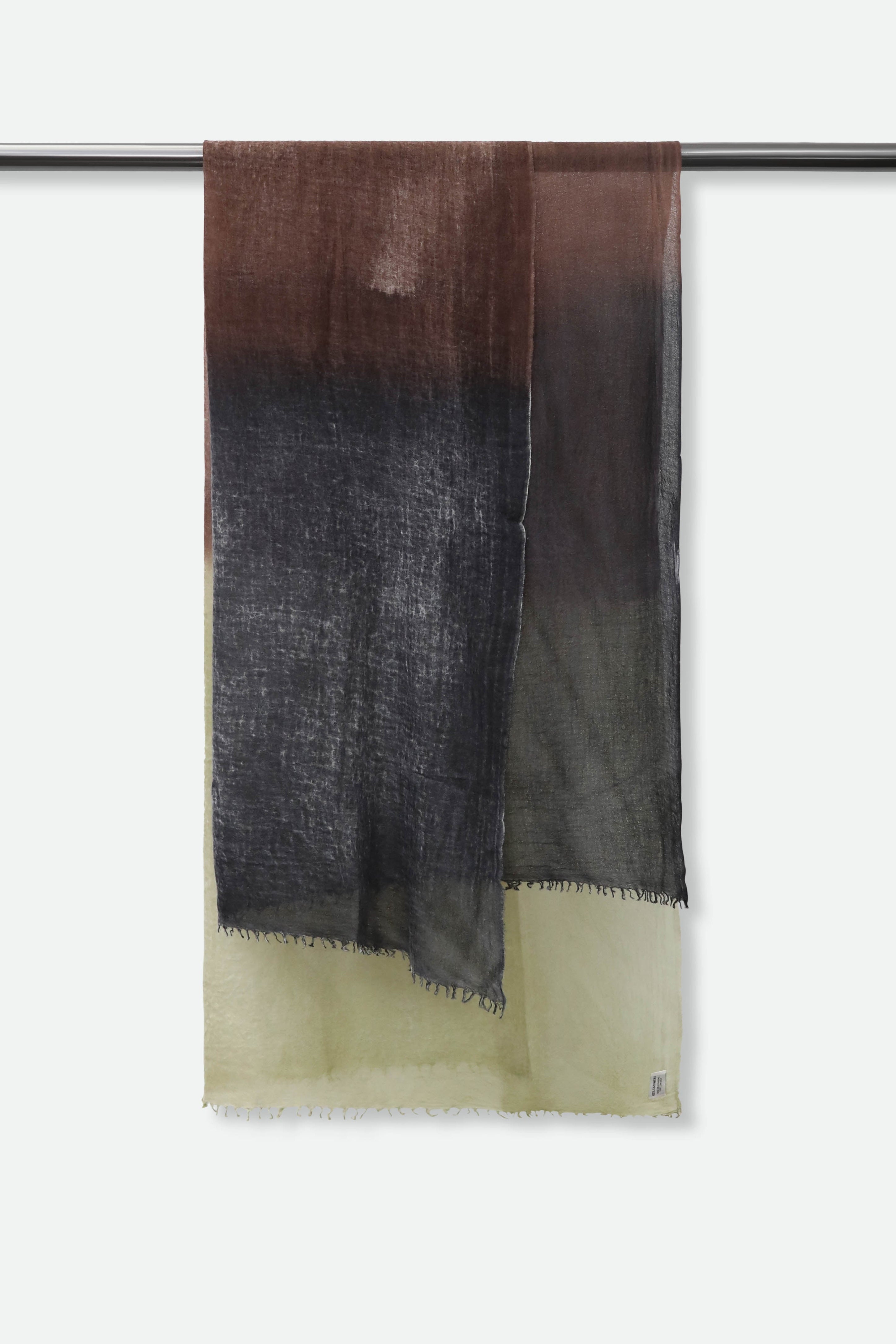 CARDAMOM SCARF IN HAND DYED CASHMERE - Jarbo