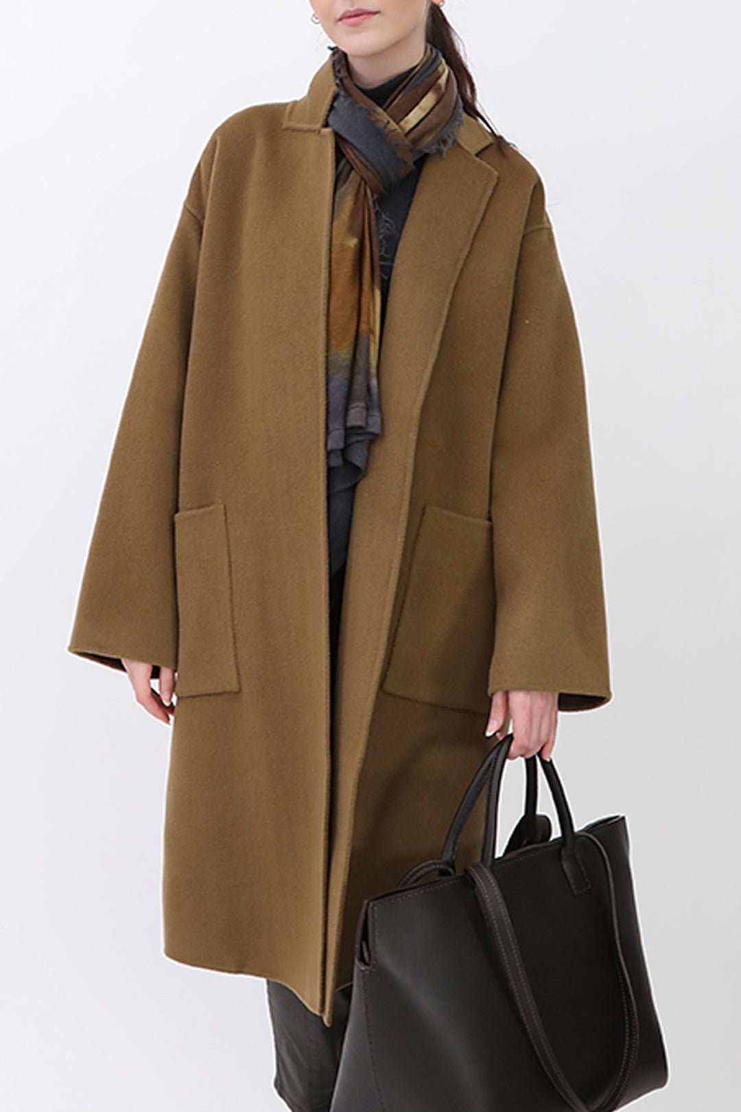 CARLIE COAT IN WOOL CASHMERE DOUBLE FACE - Jarbo