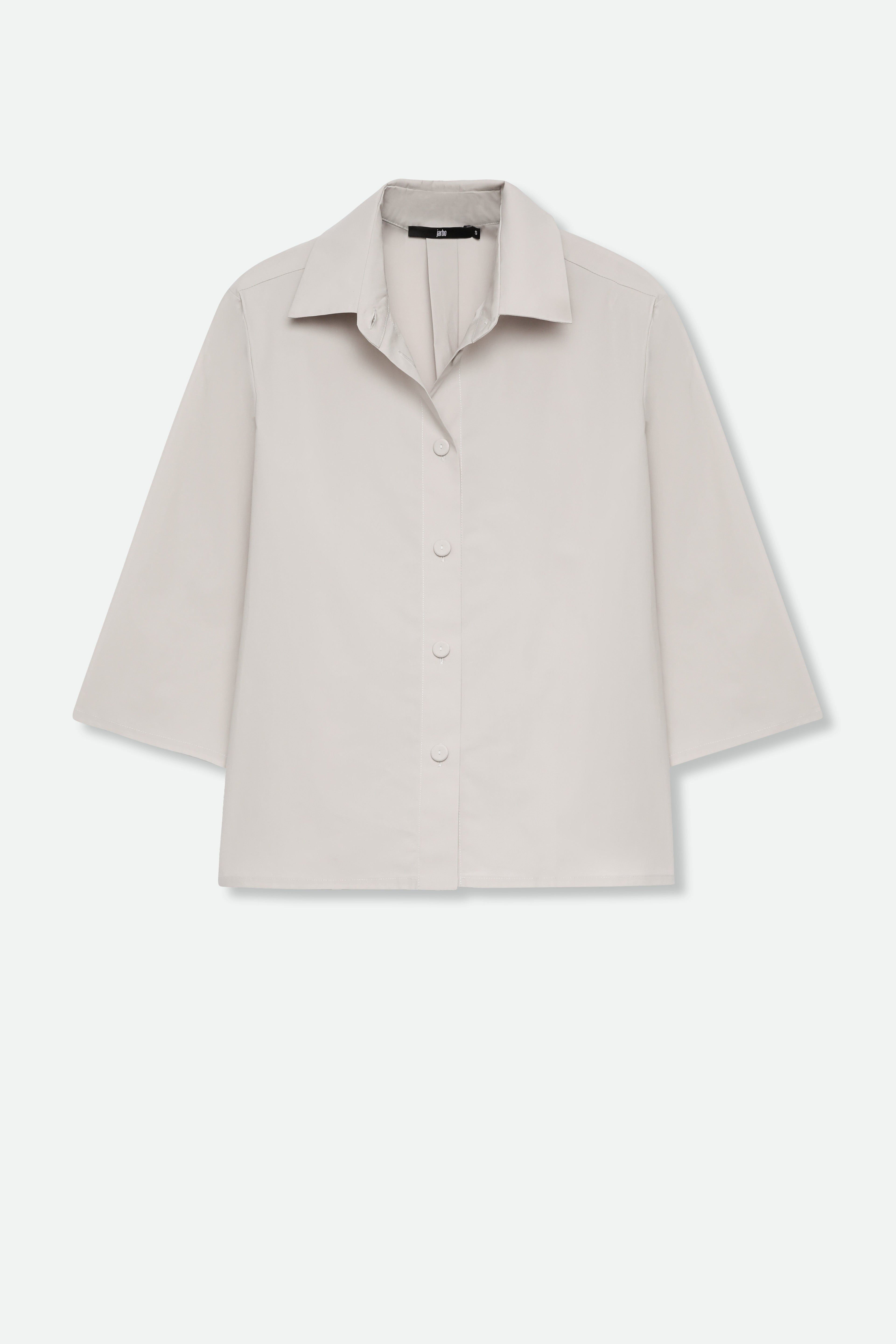 CESARE CAMP SHIRT IN ITALIAN FINE STRETCH COTTON - Jarbo