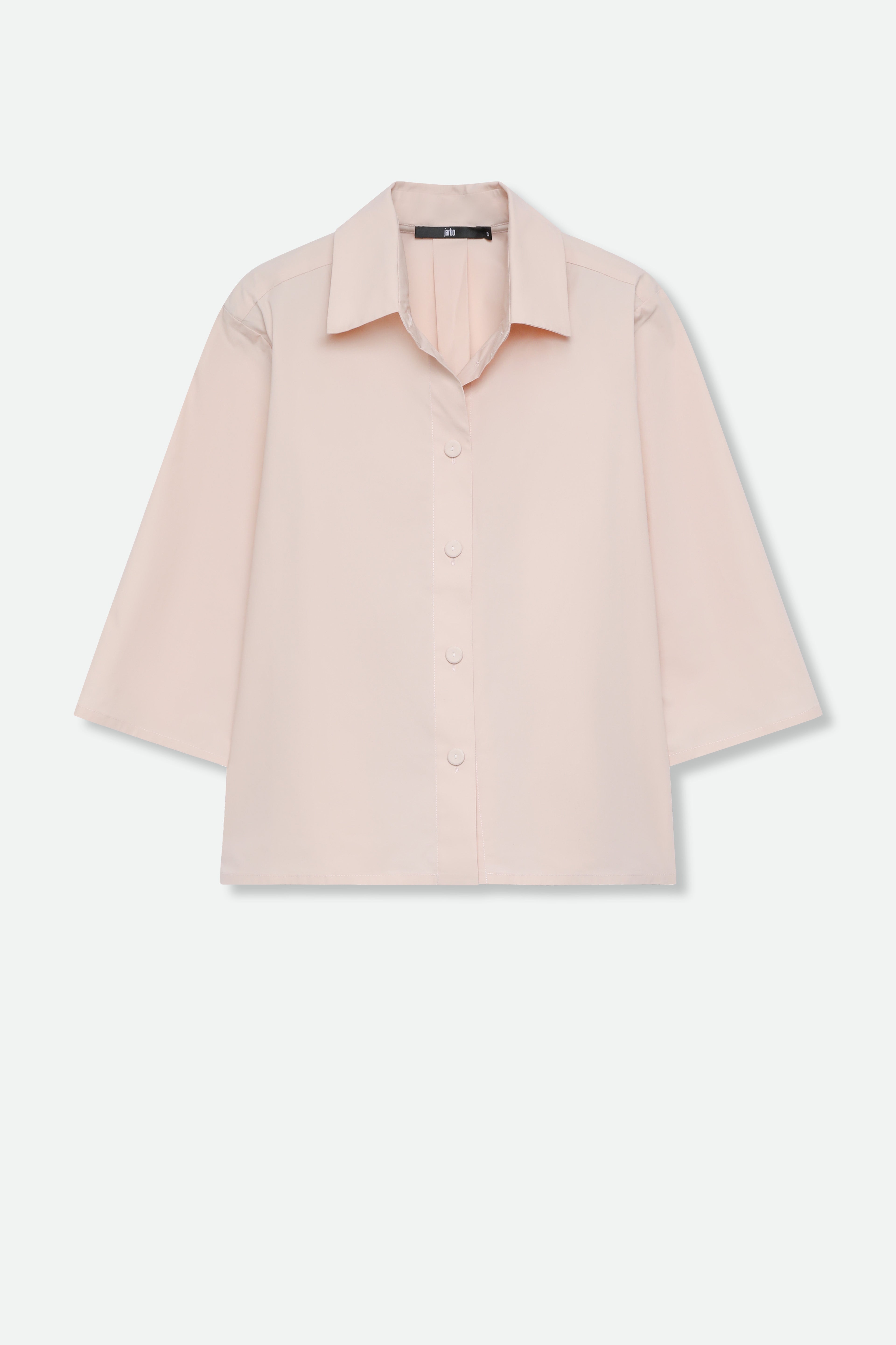 CESARE CAMP SHIRT IN ITALIAN FINE STRETCH COTTON - Jarbo