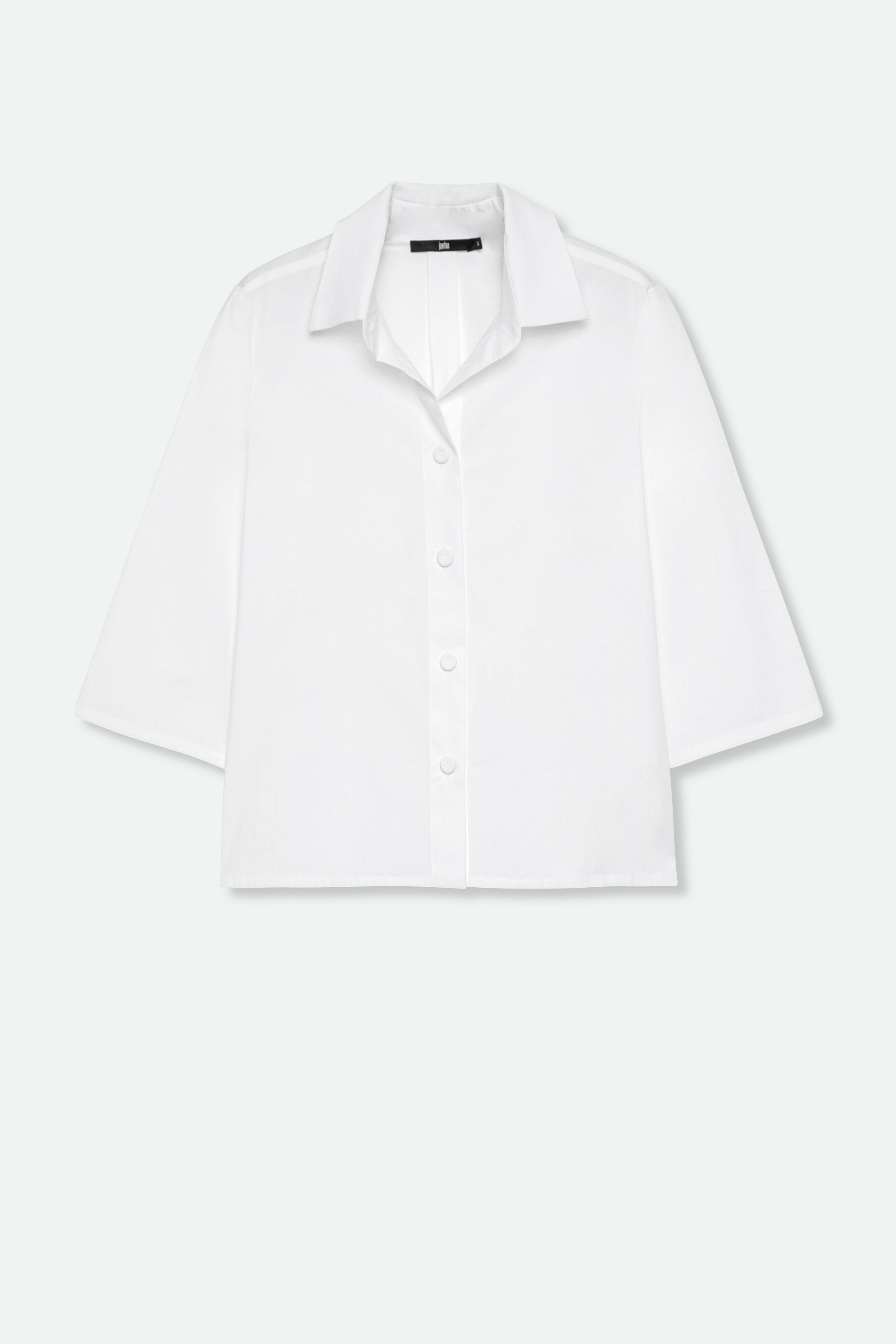 CESARE CAMP SHIRT IN ITALIAN FINE STRETCH COTTON - Jarbo
